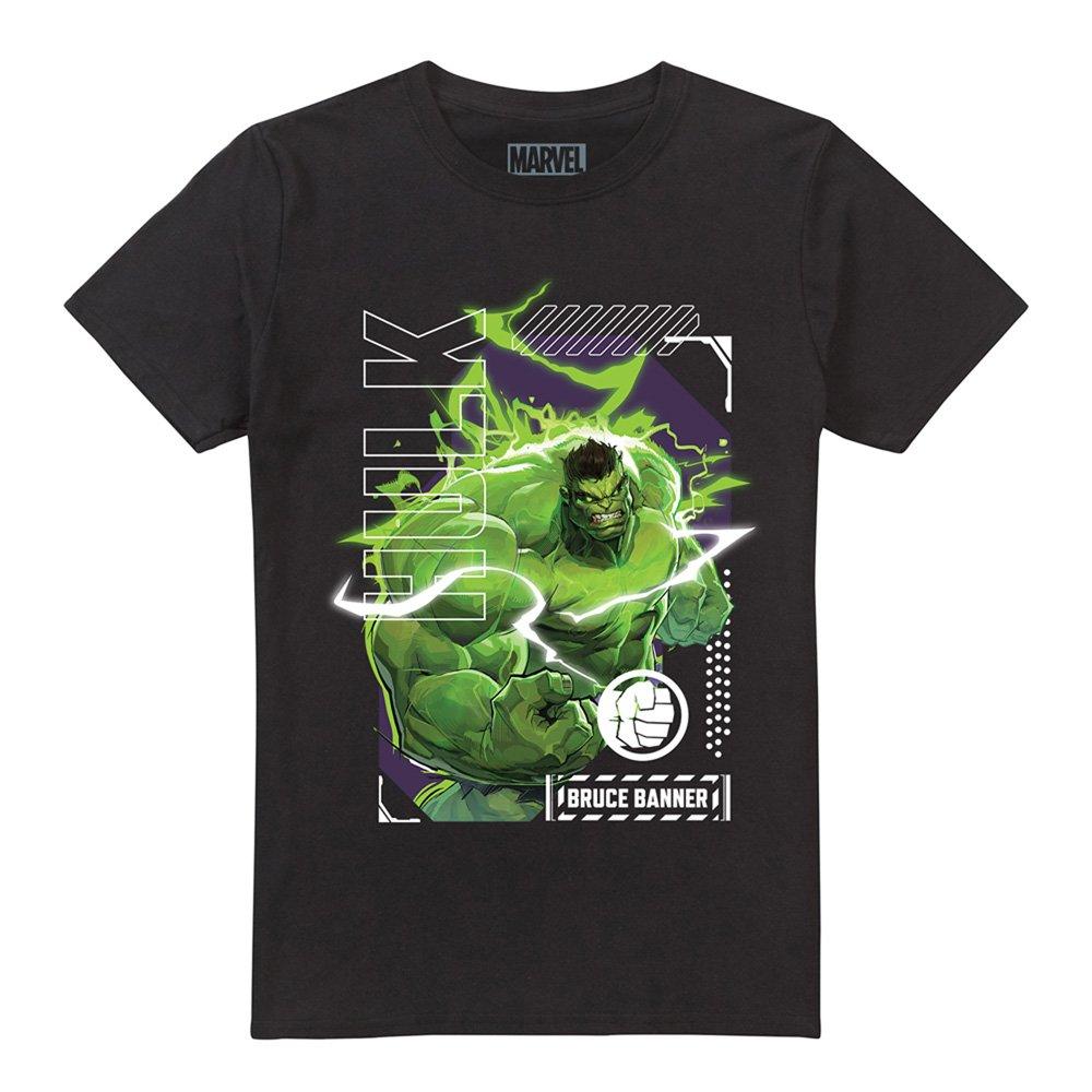Black - Marvel - Rivals Bruce Banner Hulk Smash T-Shirt Black - 4