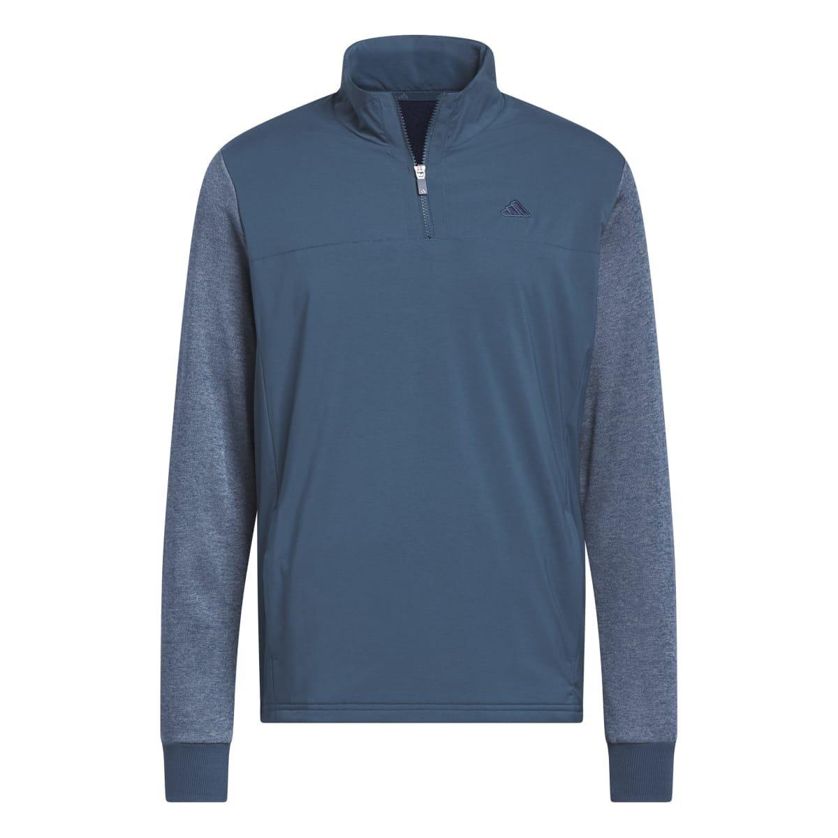 Blue - adidas - Go-To Quarter-Zip Jacket - 1
