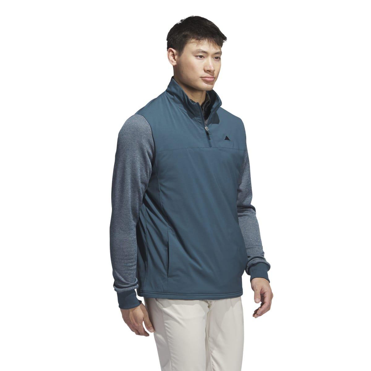 Blue - adidas - Go-To Quarter-Zip Jacket - 6