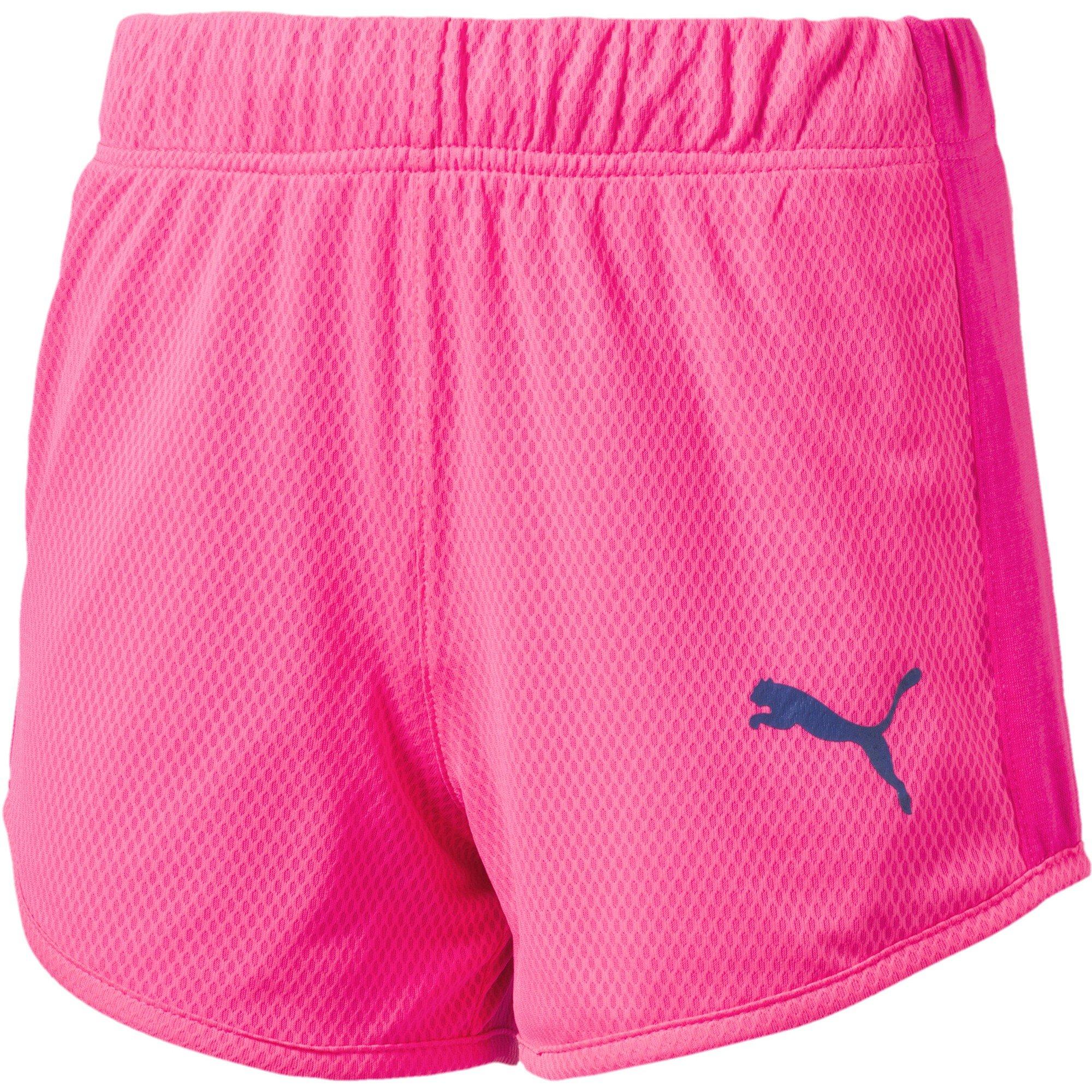 Puma  (12) Boy D4softsport Shorts Infants - Pink - 5-6 Yrs