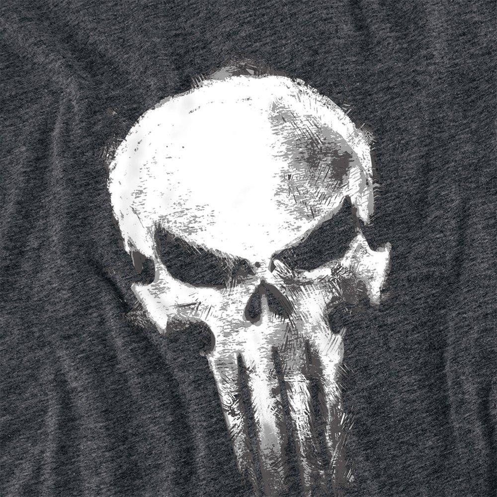 Grey - Marvel - Daredevil Born Again Skull The Punisher Returns T- - 2