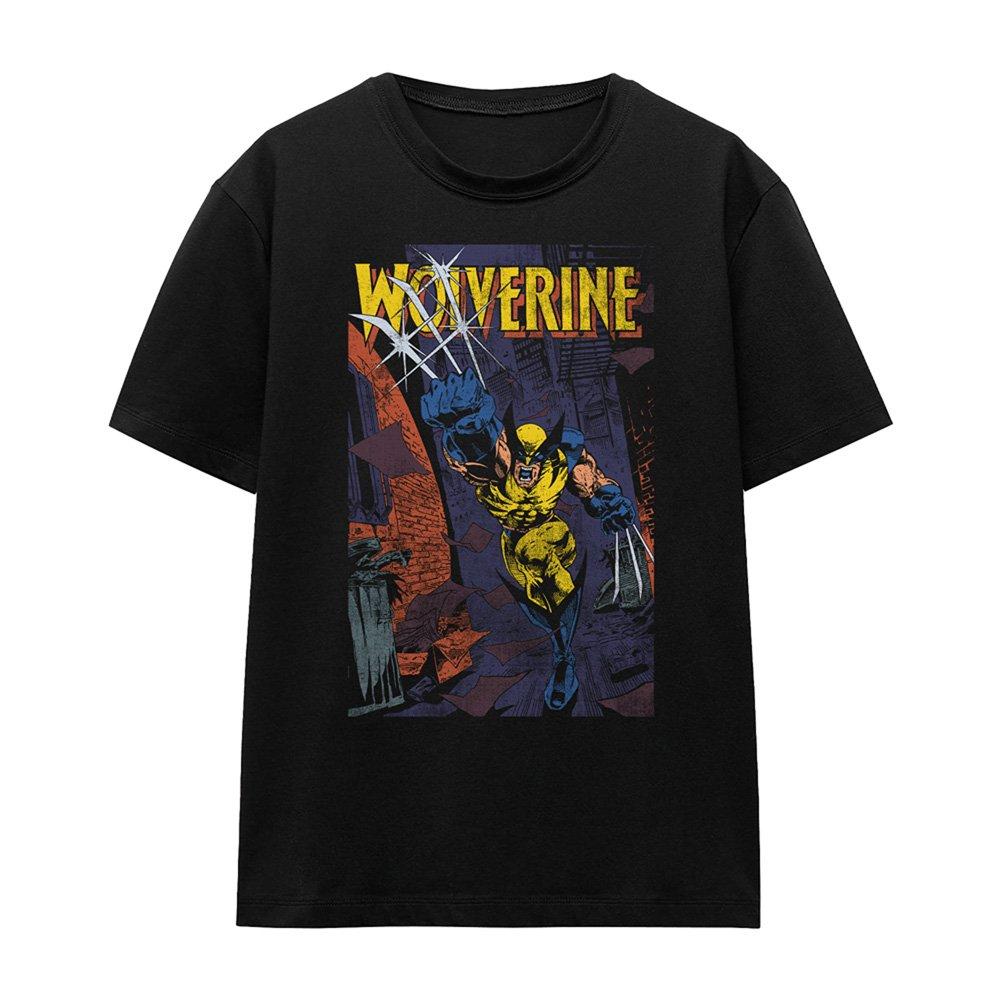 Black - Marvel - Wolverine Backstreet Strike T Shirt Black - 4