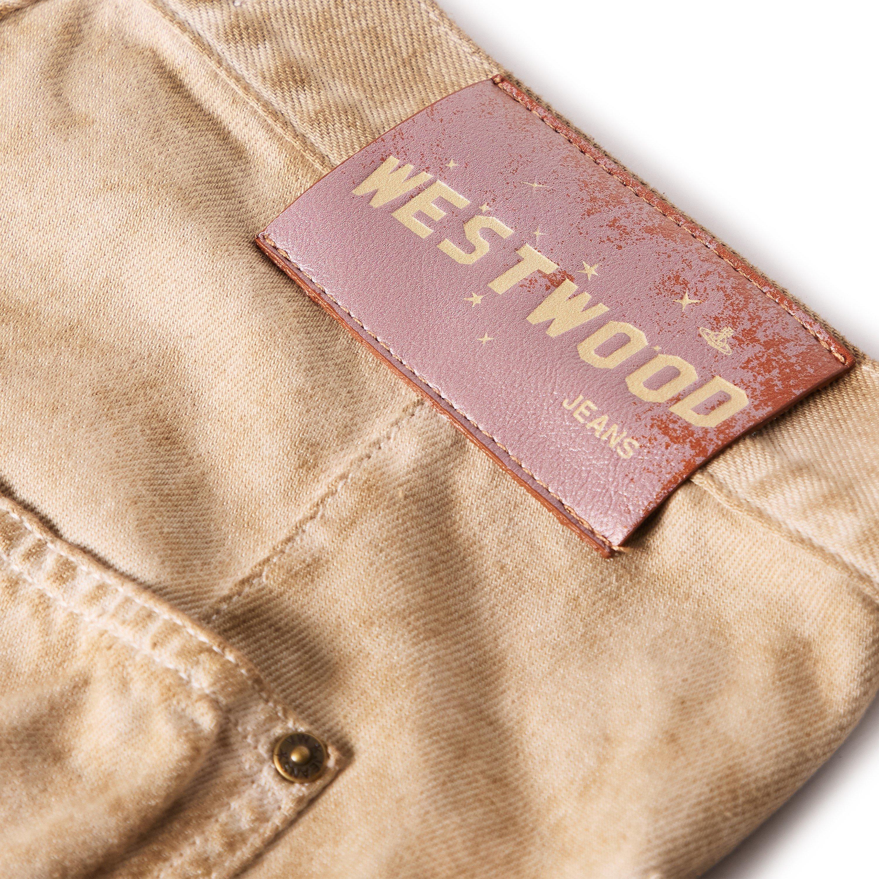 Washed Beige - Vivienne Westwood - Men's Wide Leg Jeans - 3