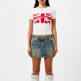 Sinead Gorey Union Jack Screen Printed T Shirt