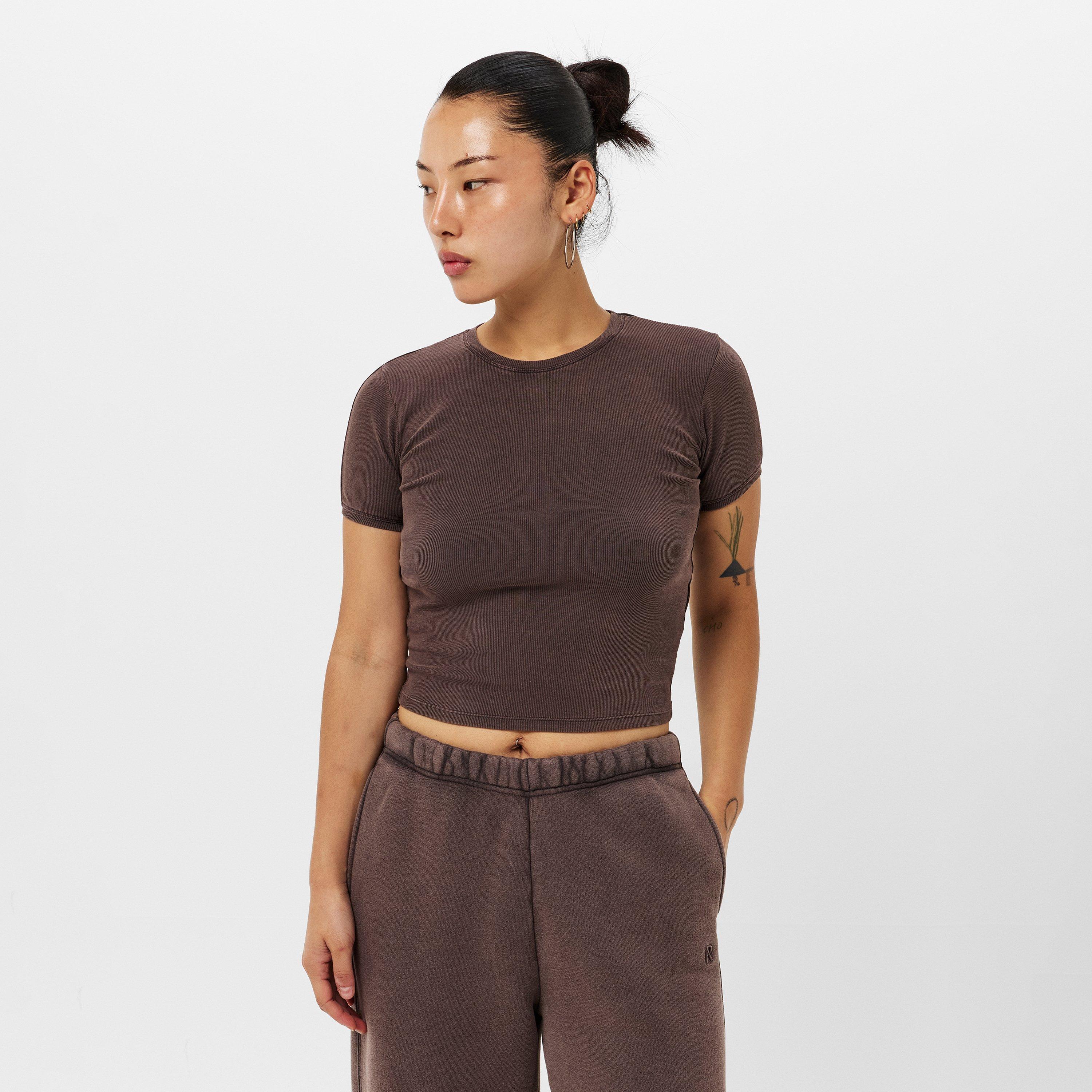 Cherry Truffle - Represent - Women's Initial Baby Tee - 3