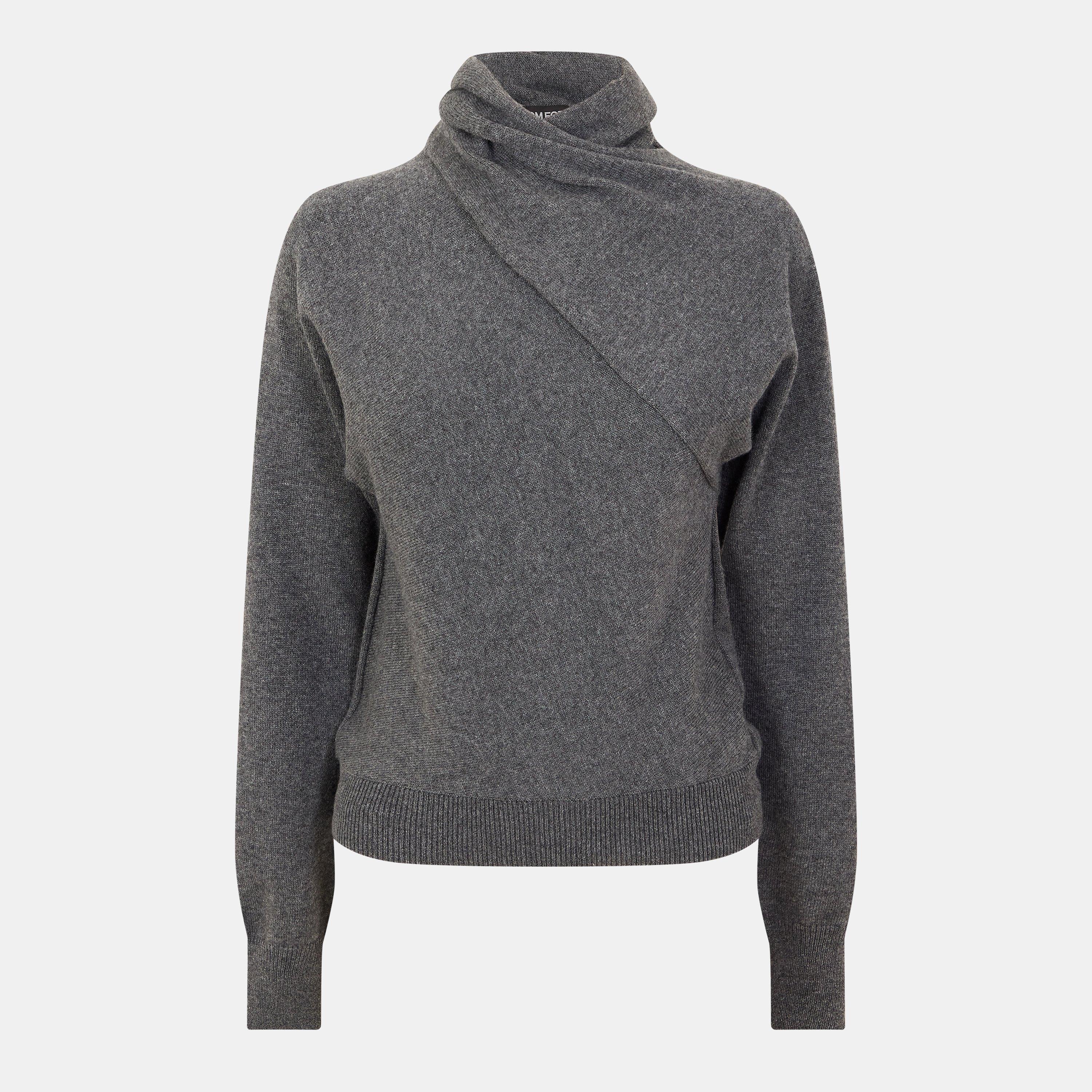 Tom Ford Women's Jumper - Grey Melange - 12 (M)