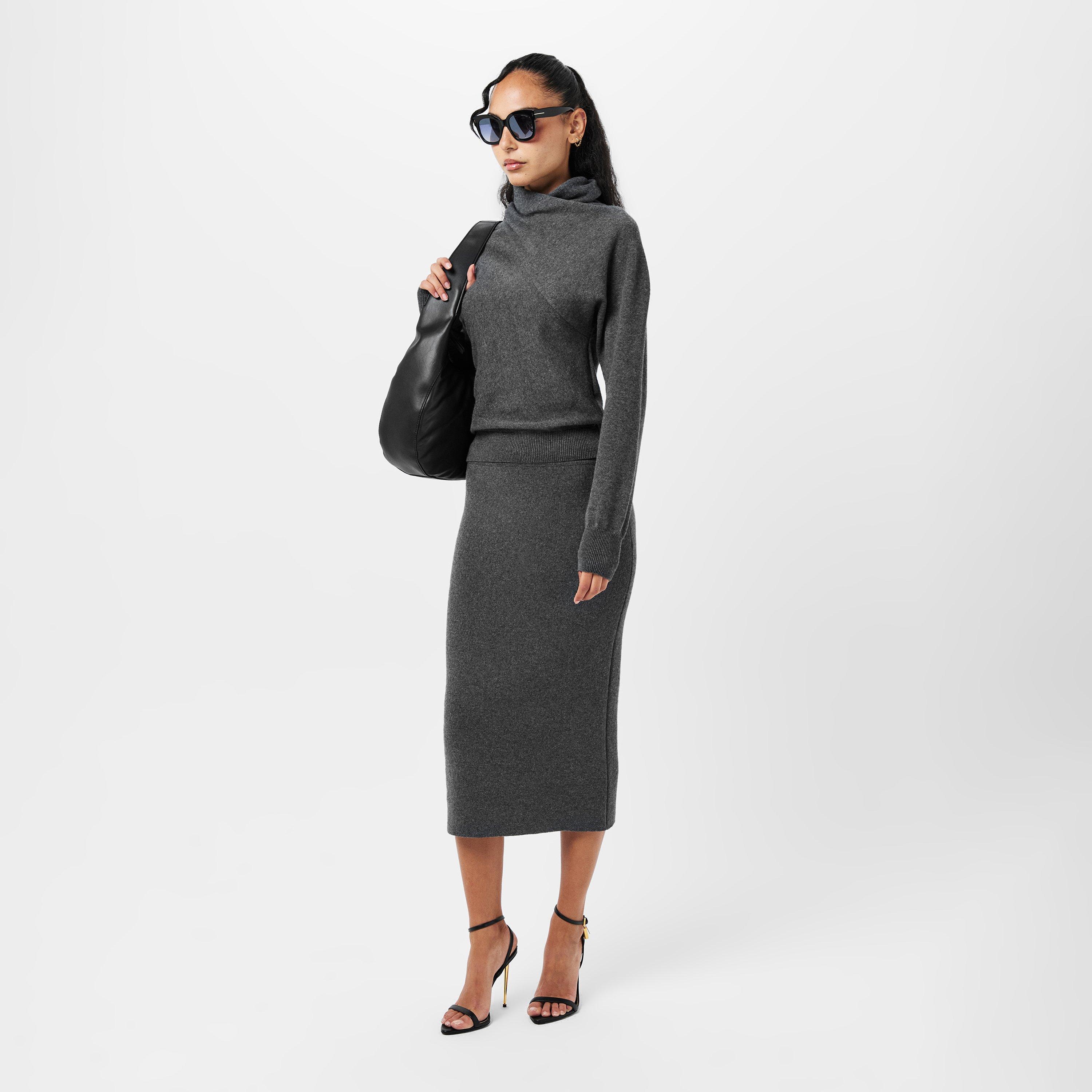 Grey Melange - Tom Ford - Women's Jumper - 6