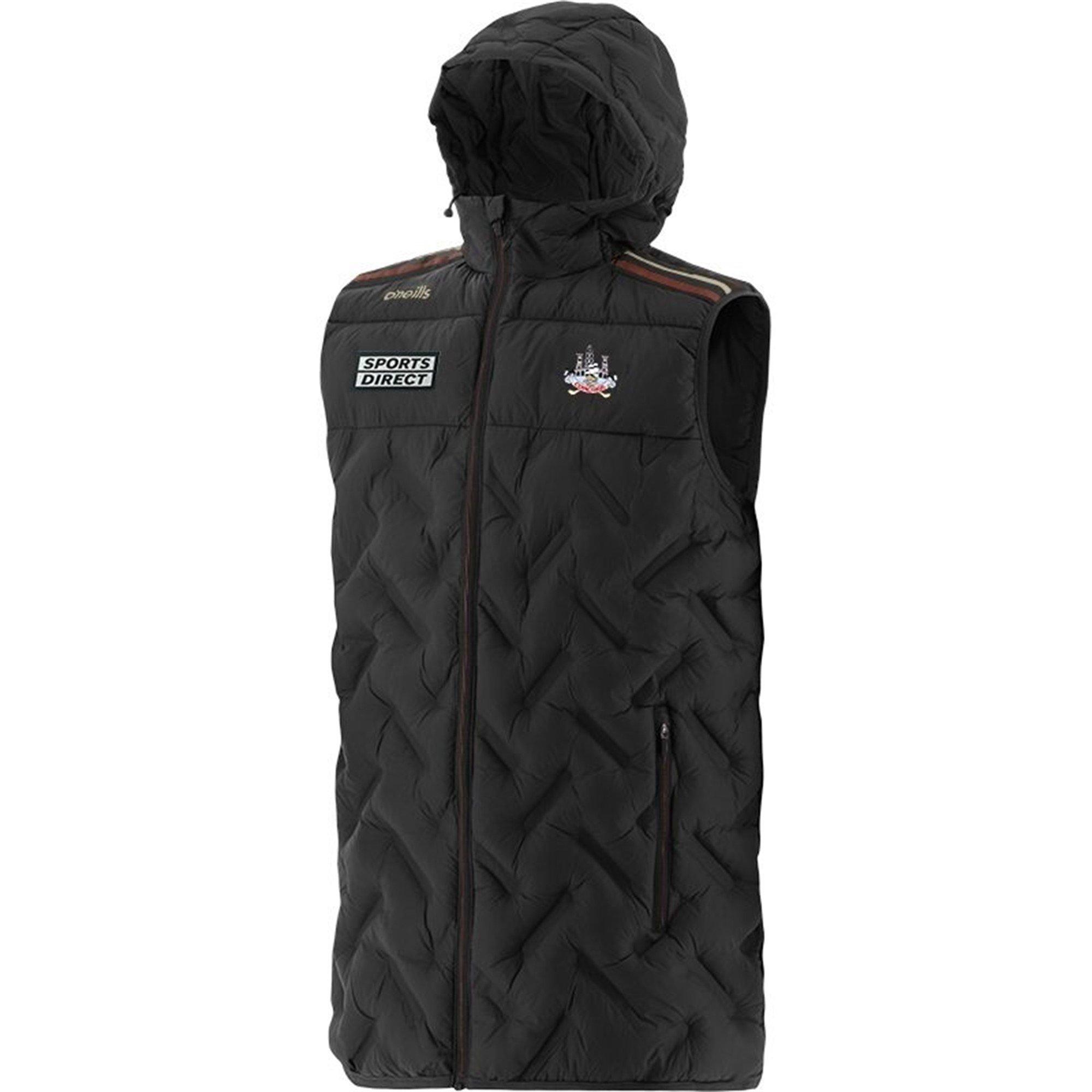 Blk/Tomato/Sand - ONeills - Men's Cork Weston Hooded Synthetic Gilet - 2