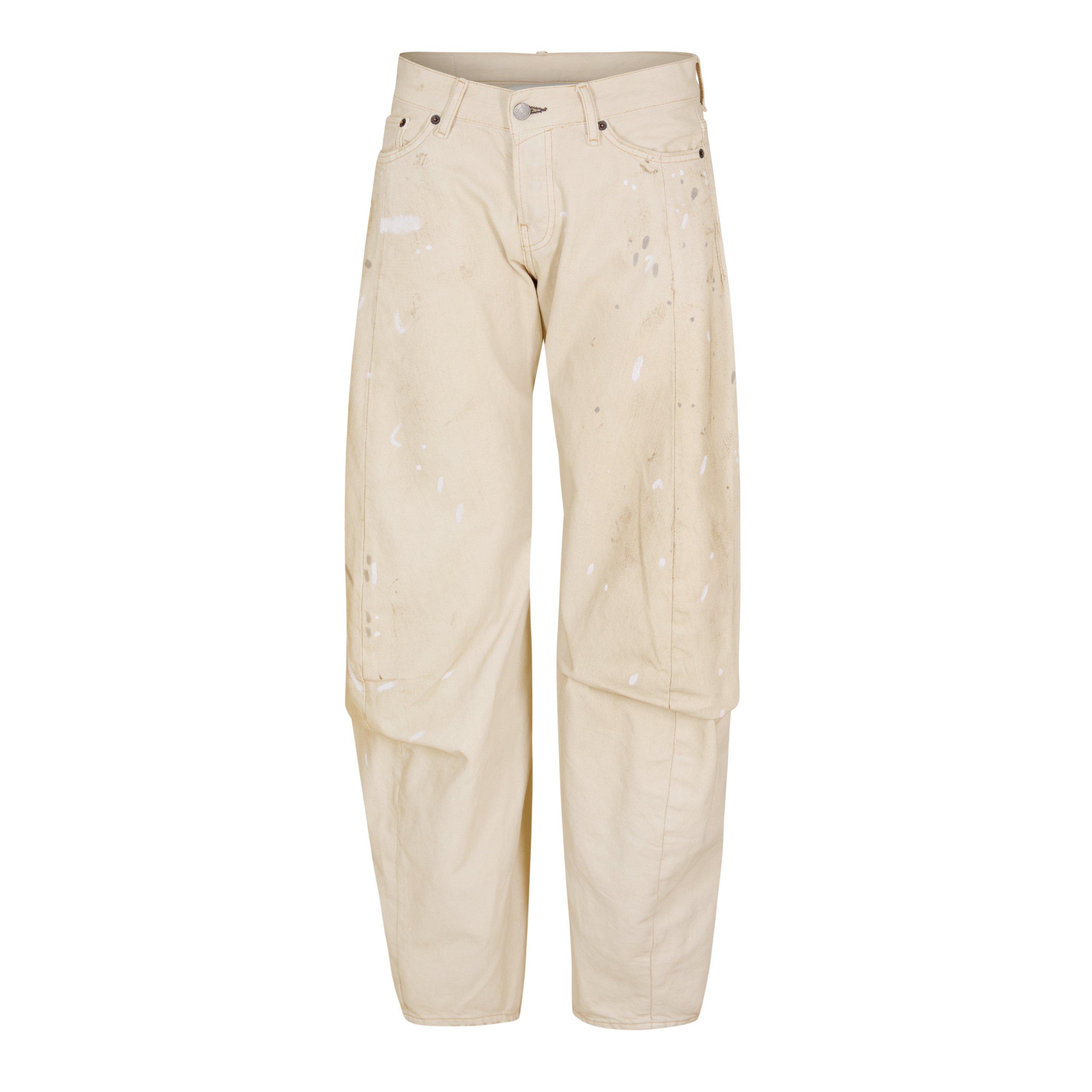 Acne Studios Women's Wide Leg Jeans - White - Size 28/32