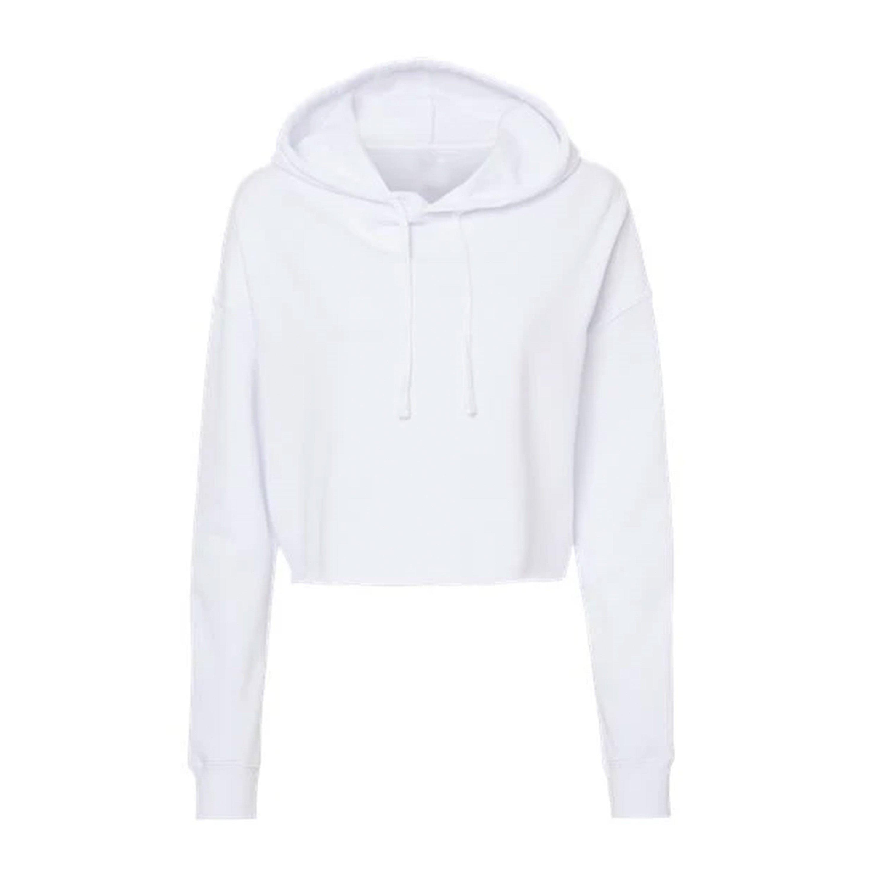 White - Miso - Women's Cropped Hoodie - 1