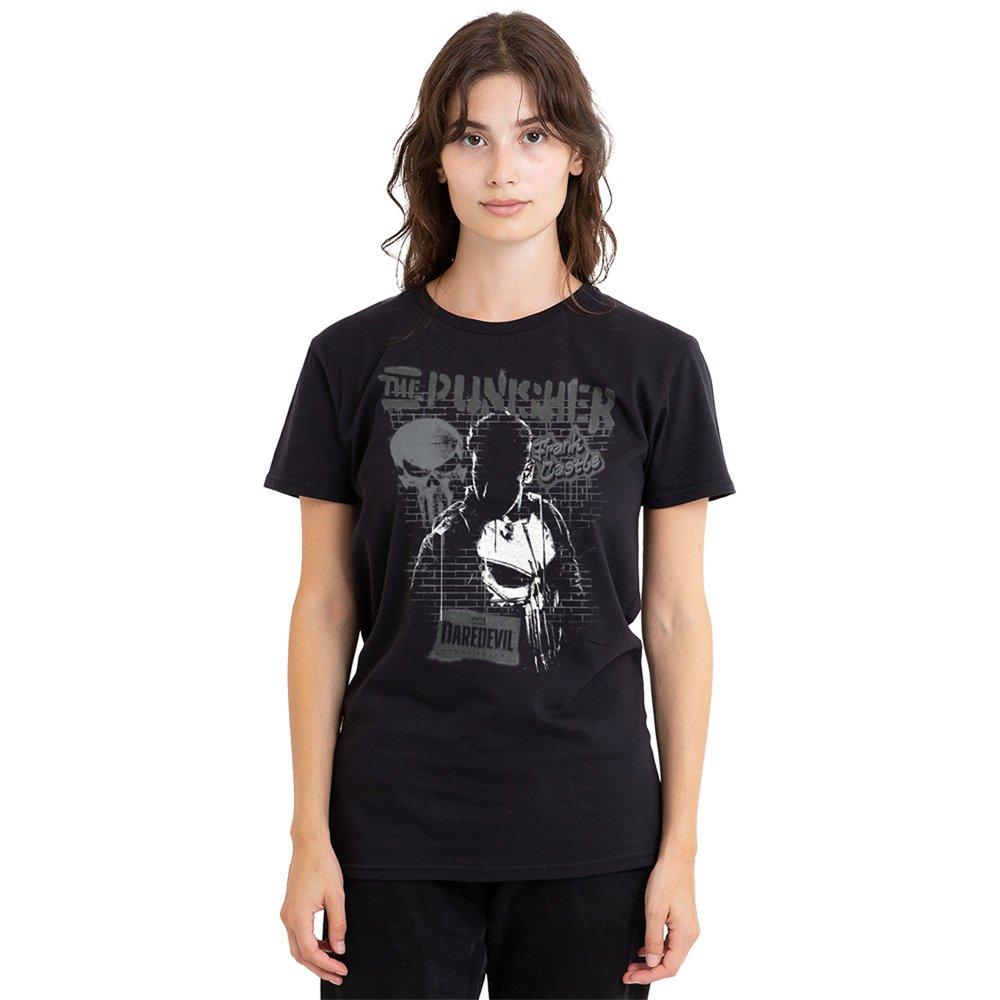 Black - Marvel - Daredevil Born Again The Punisher Graffiti T-Shirt - 1