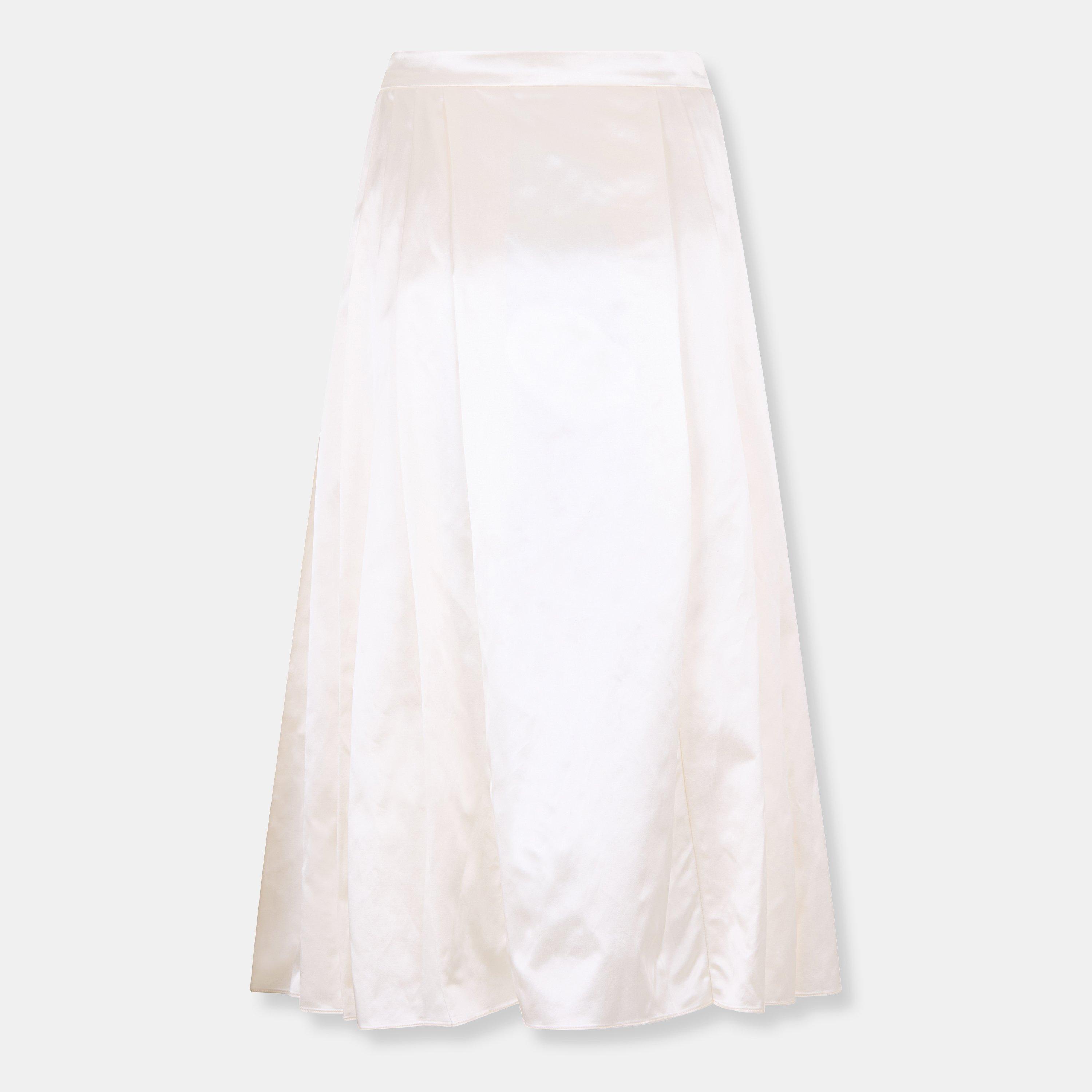 Freezy White - Gucci - Women's Silk Viscose Midi Skirt - 2