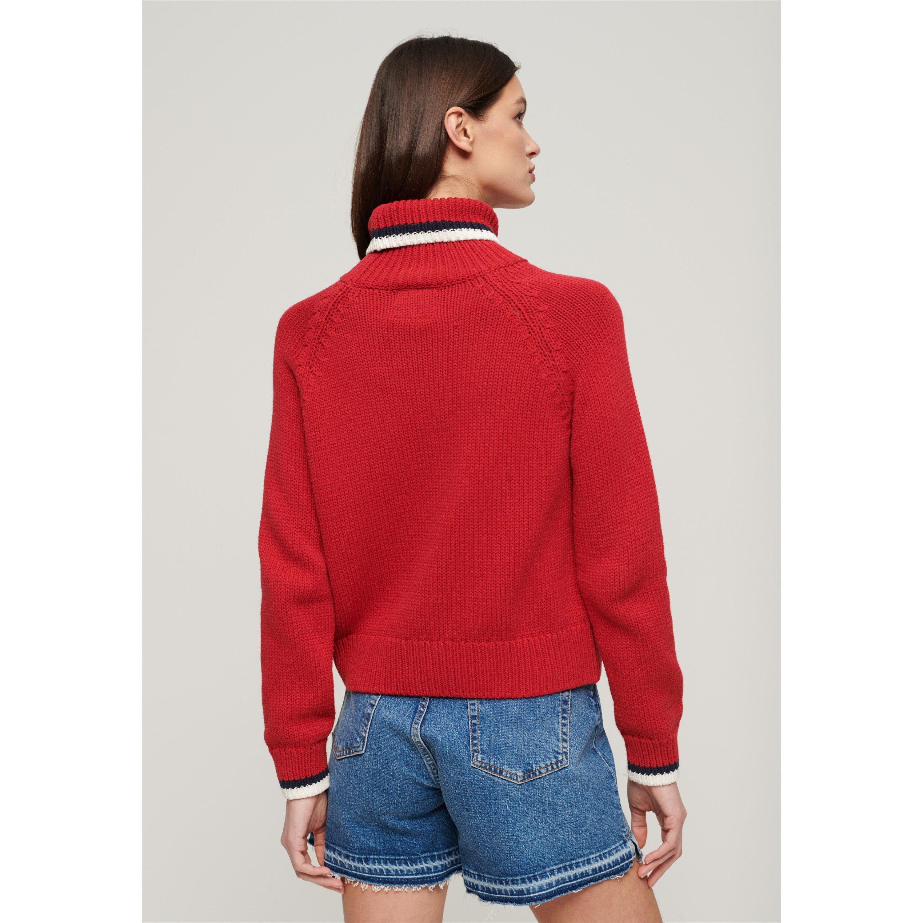 Óptico - Superdry - Women's Americana Roll Knitted Crew Neck Jumper - 2