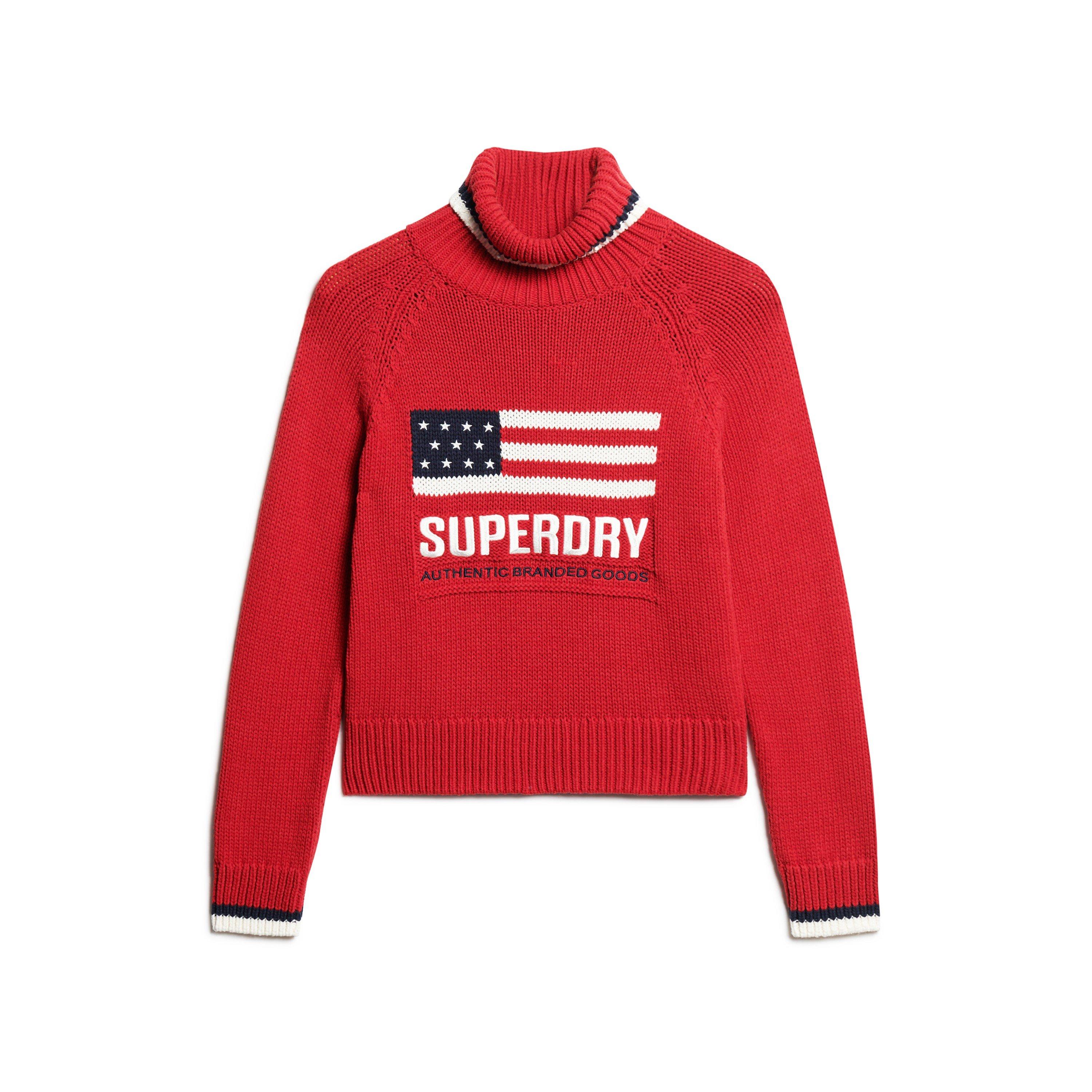 Óptico - Superdry - Women's Americana Roll Knitted Crew Neck Jumper - 5