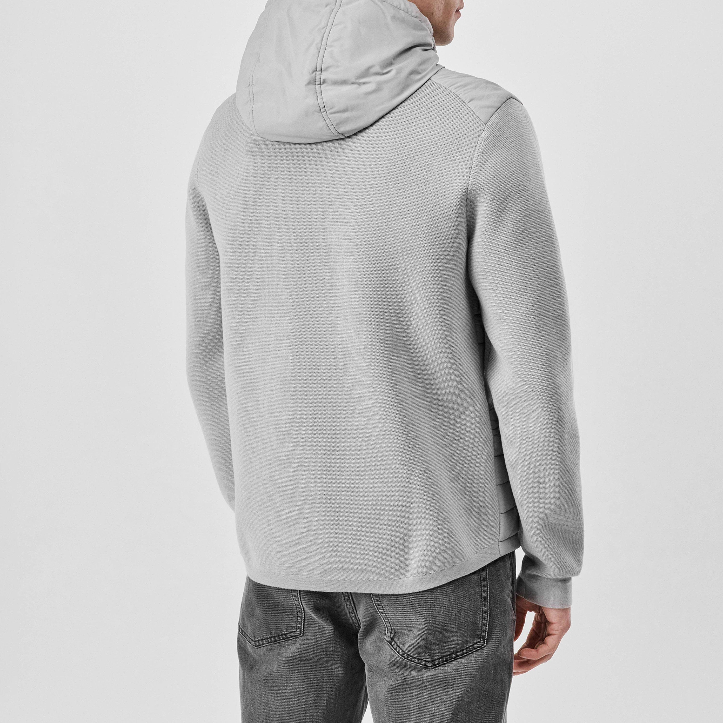 Grey - Belstaff - Pima Cotton Vert Full Zip Cardigan - 6