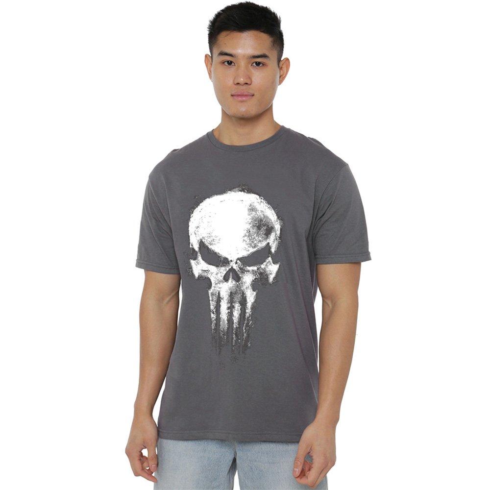 Grey - Marvel - Daredevil Born Again Skull The Punisher Returns T- - 1
