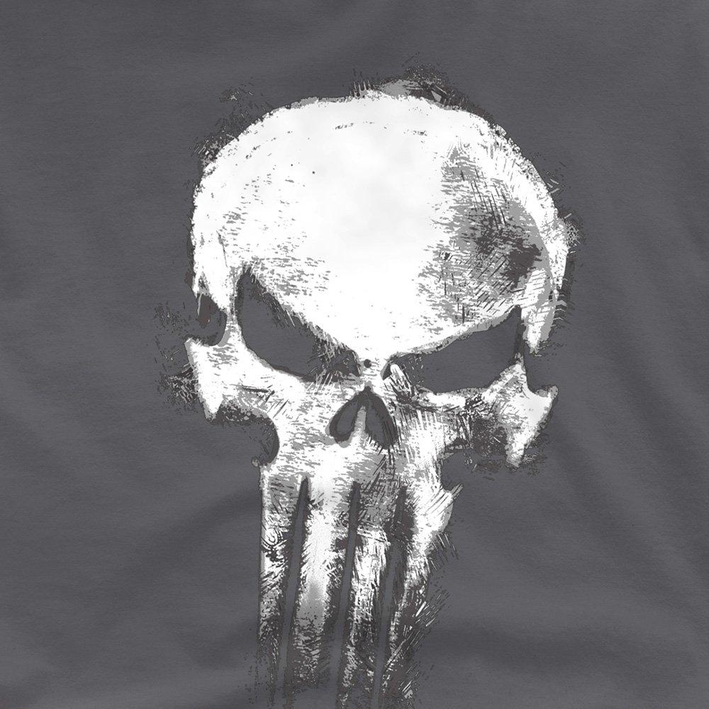 Grey - Marvel - Daredevil Born Again Skull The Punisher Returns T- - 2