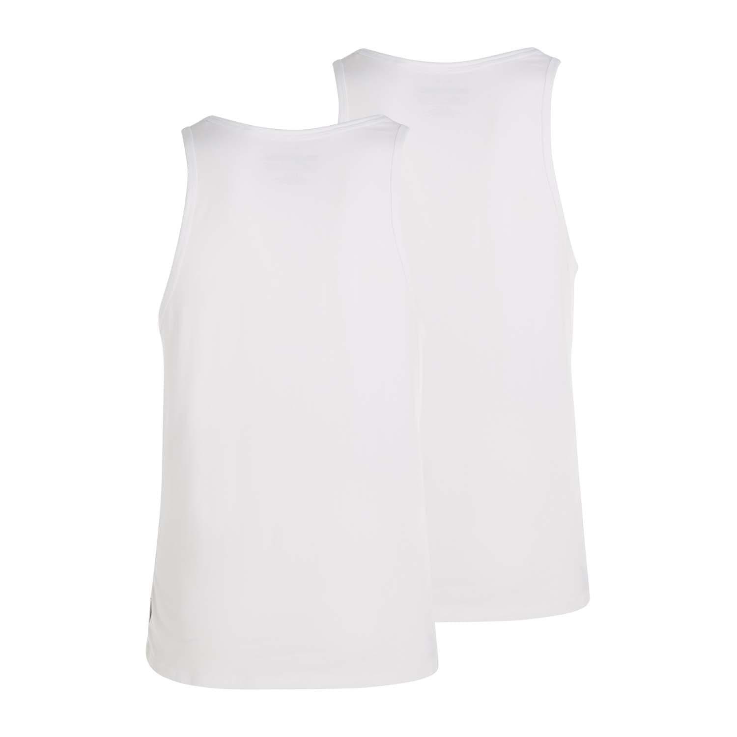 White - Calvin Klein - 2 Pack of Lounge Tank Tops - 2