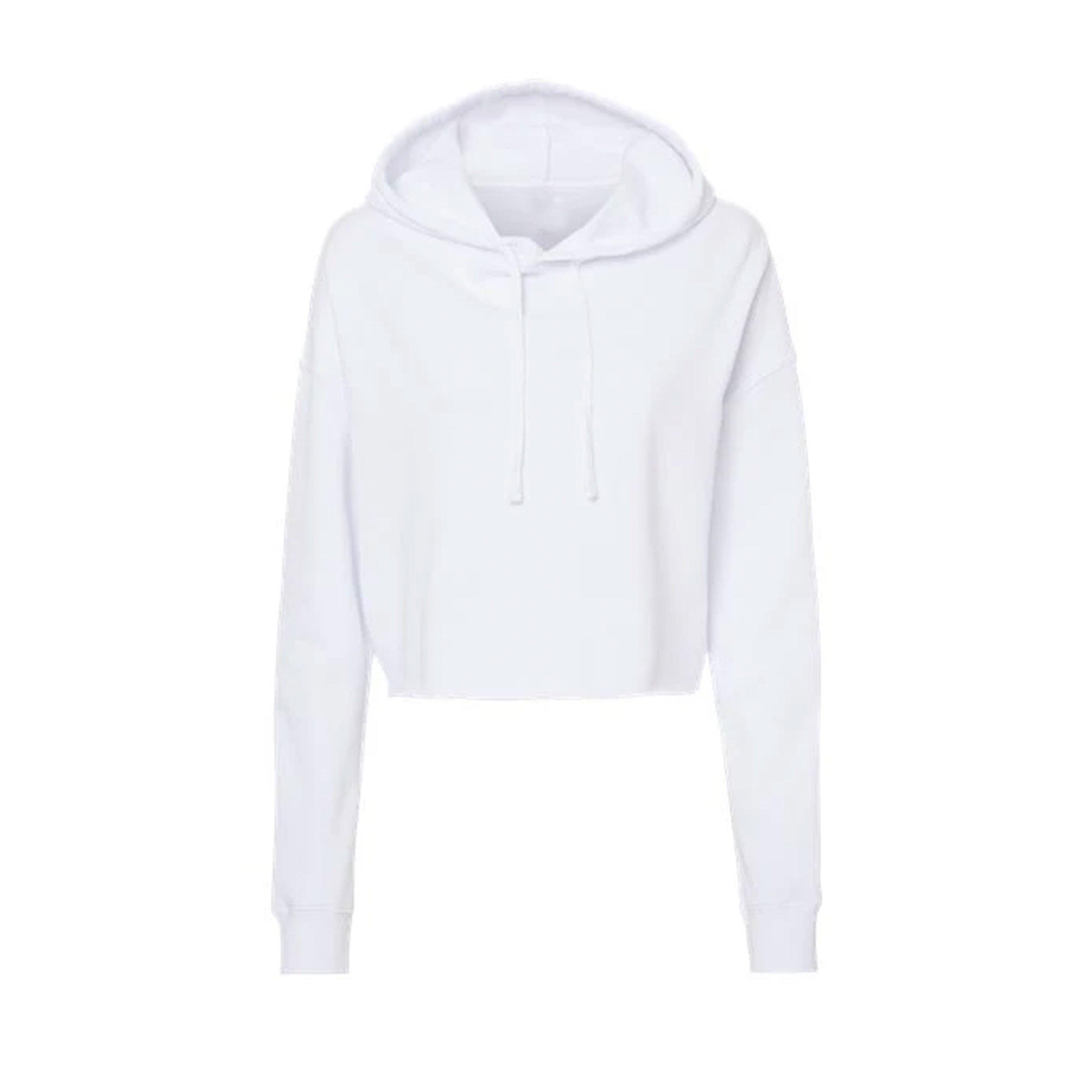 White - Miso - Women's Cropped Hoodie - 1