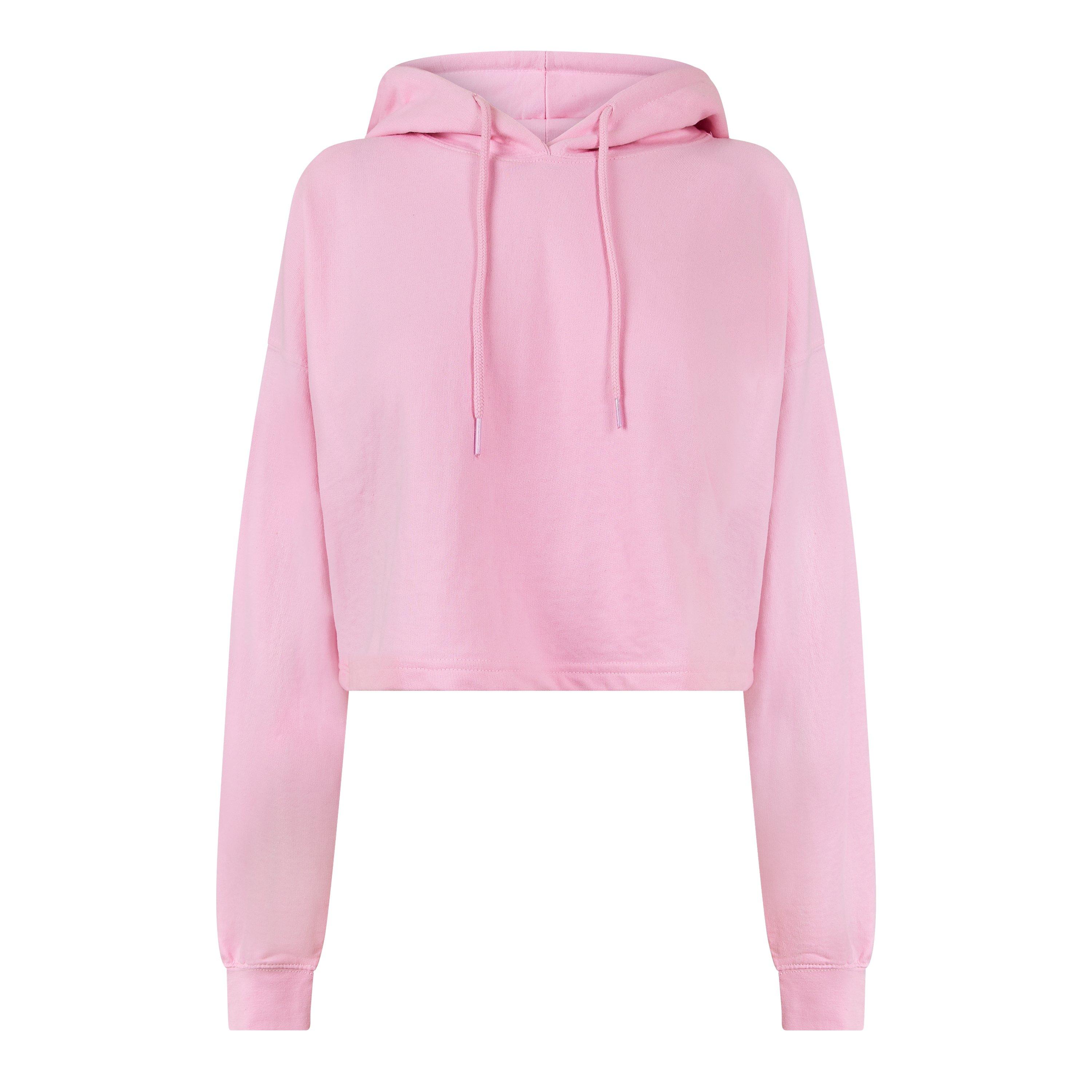 Miso Women's Cropped Hoodie - Pink - 14 (L)