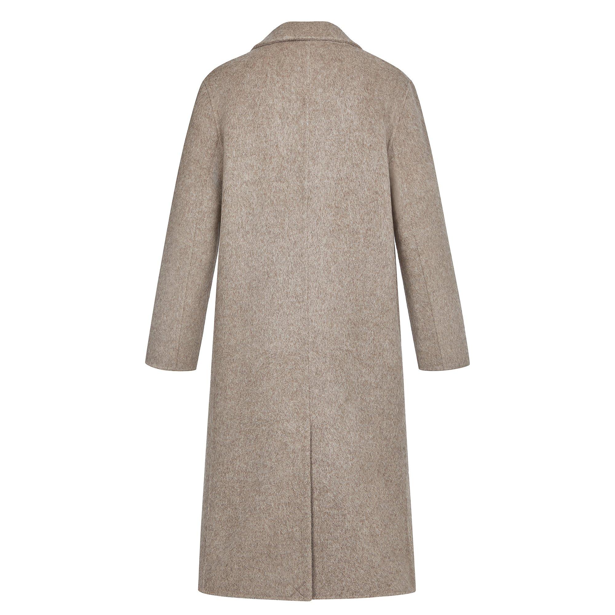 Raey Women's Double-Breasted Wool Long Sleeve Boucle Jacket
