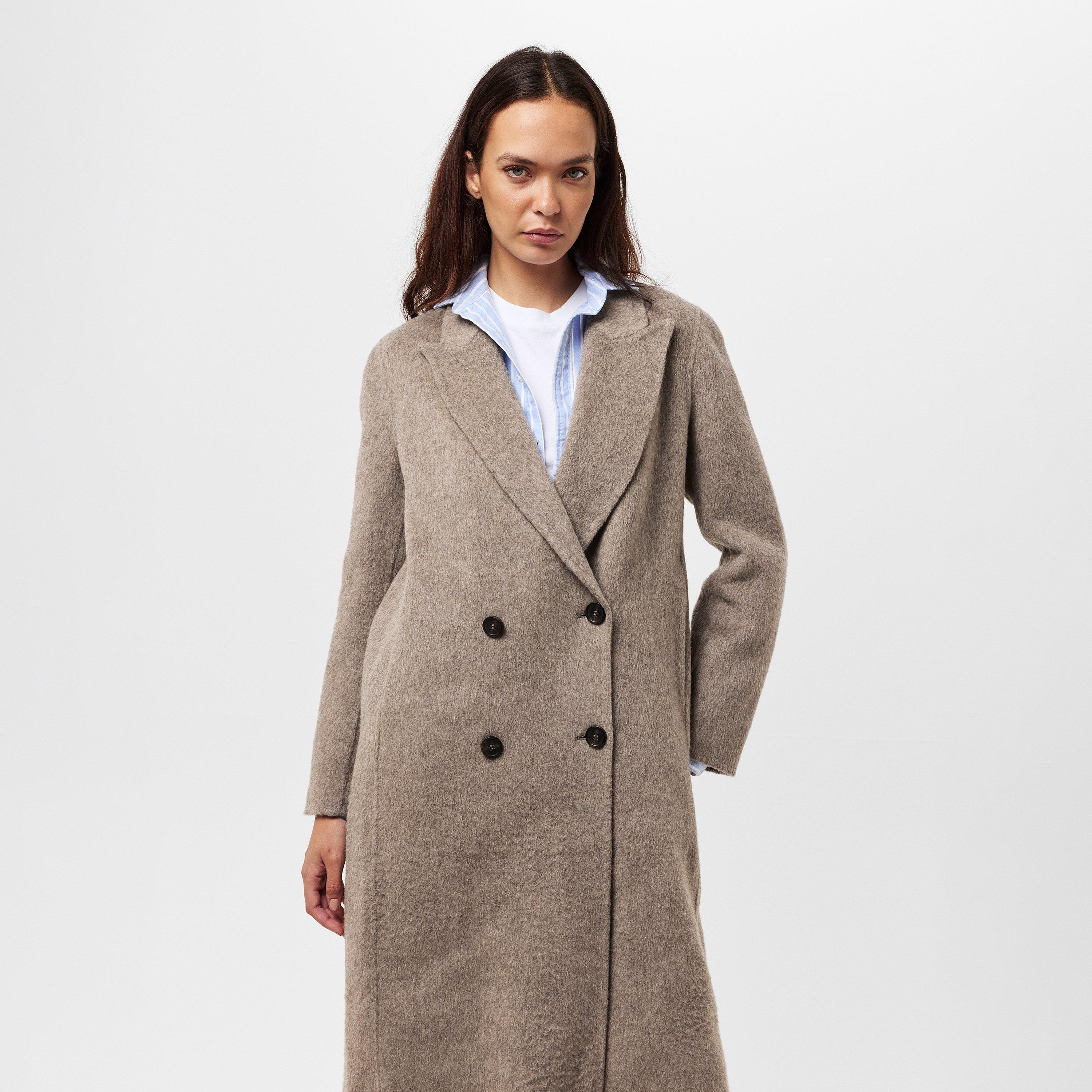 Mousse - Raey - Women's  Double-Breasted Wool Long Sleeve Boucle Jacket - 3