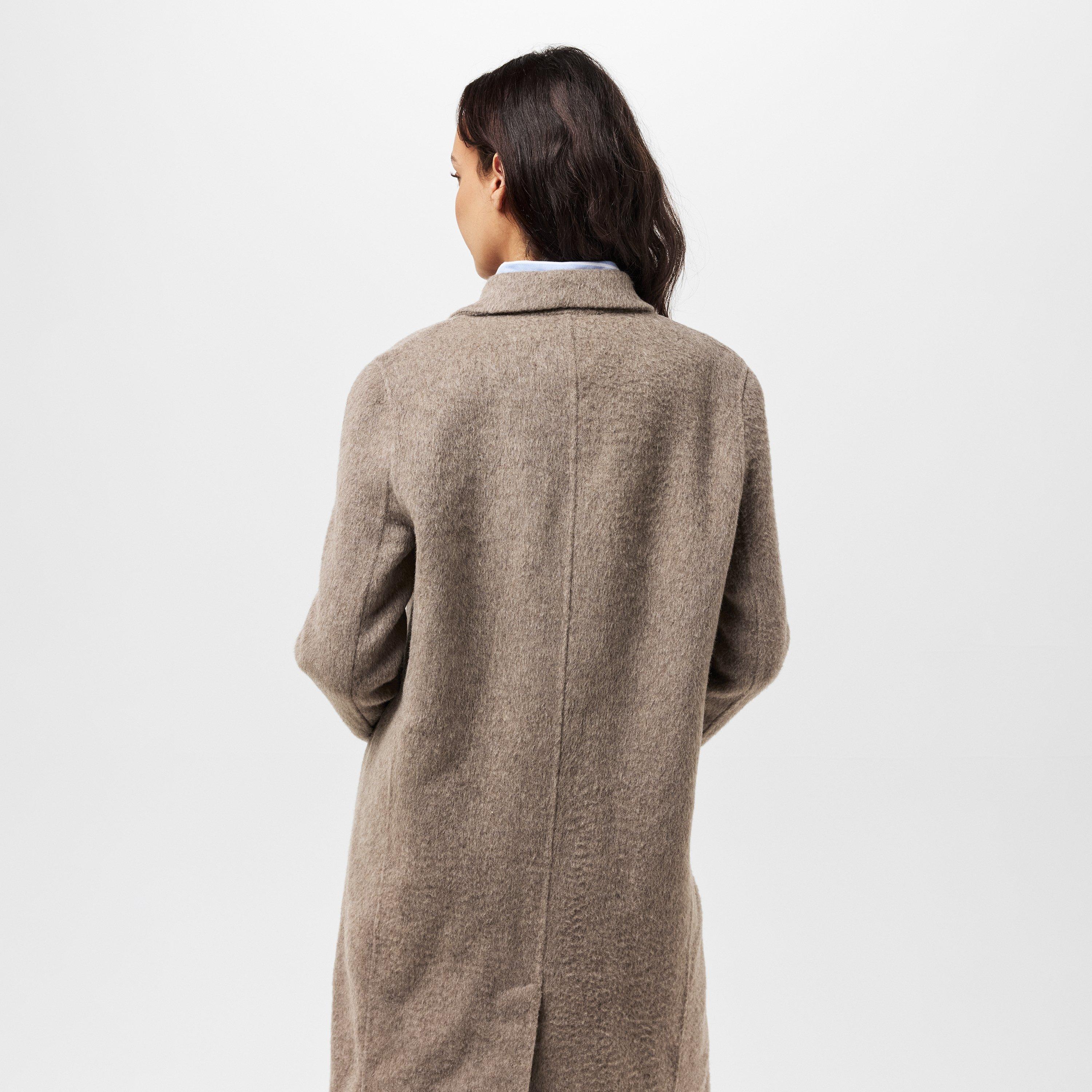 Mousse - Raey - Women's  Double-Breasted Wool Long Sleeve Boucle Jacket - 4