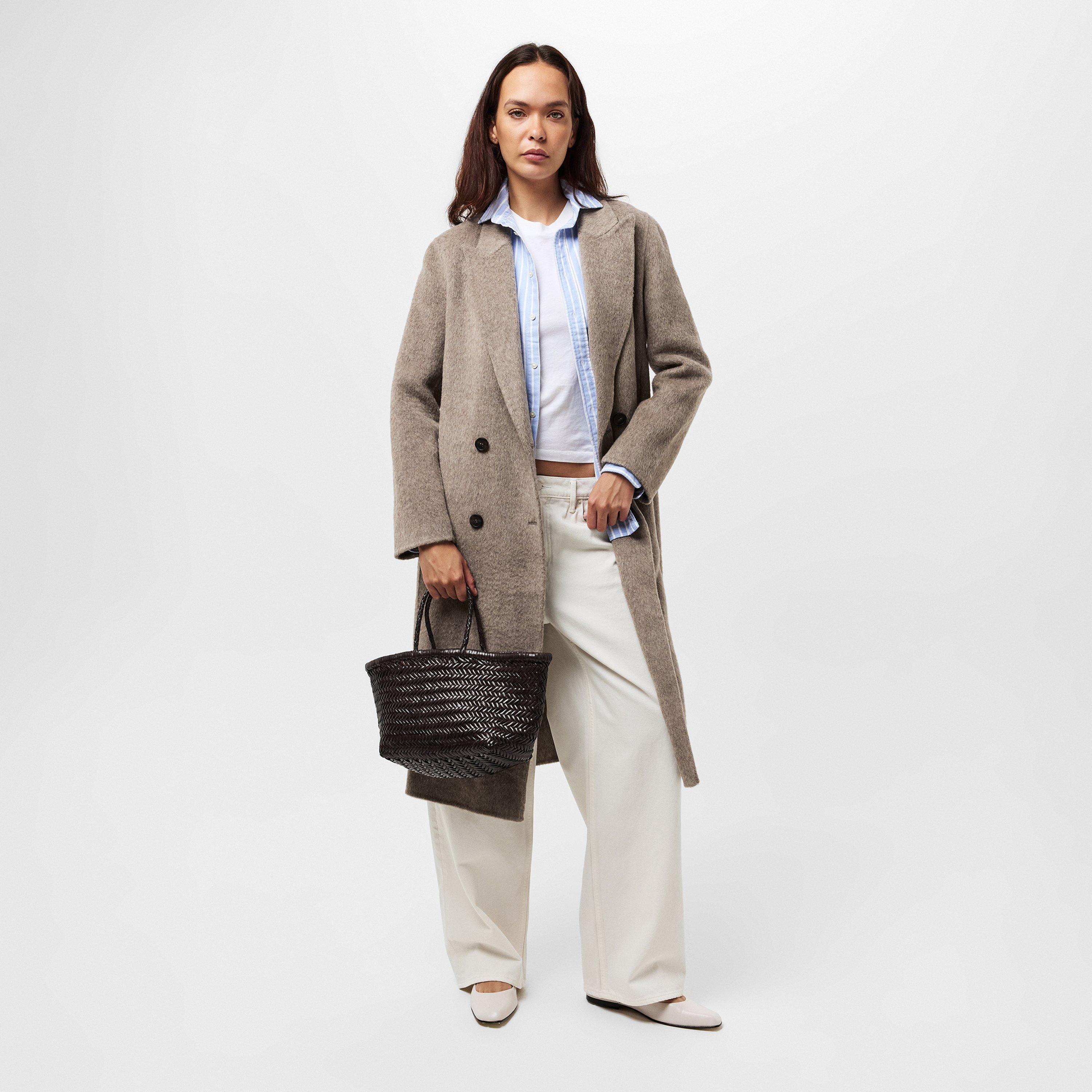 Mousse - Raey - Women's  Double-Breasted Wool Long Sleeve Boucle Jacket - 6