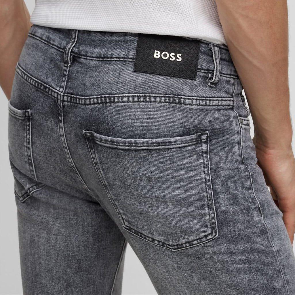 Charcoal - Boss - Delaware3 Slim-Fit Jeans - 3