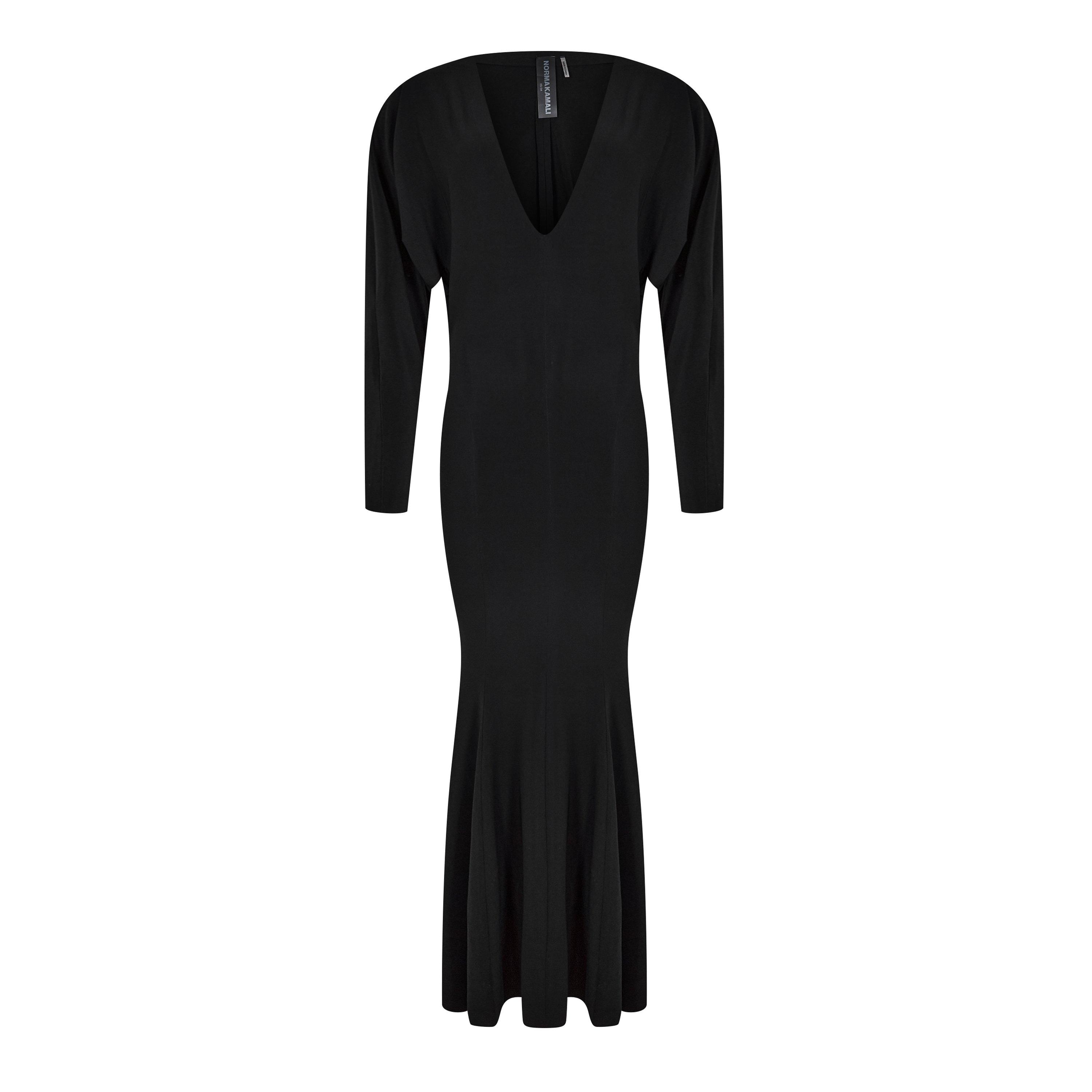 Black - Norma Kamali - Dolman Maxi Dress - 5