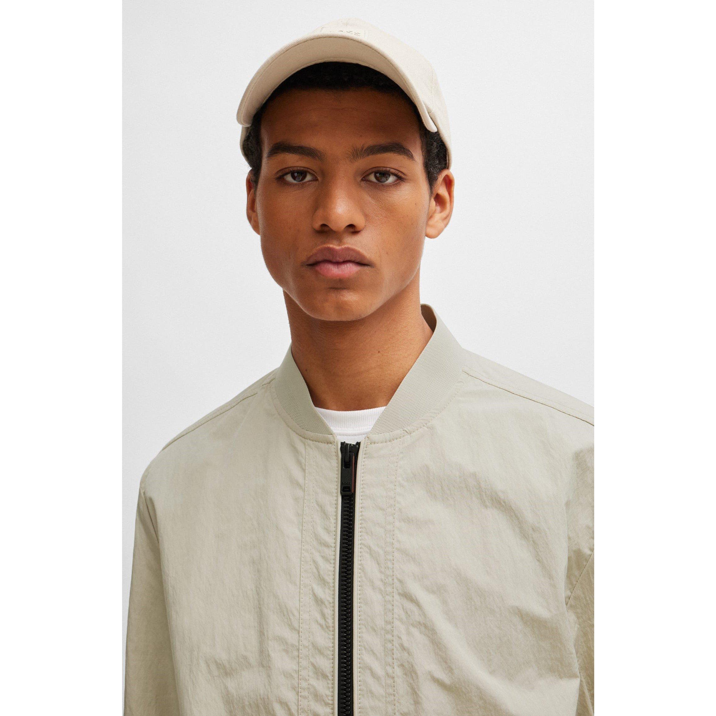 Beige - Boss - Men's Water Repellent Bomber Softshell Jacket - 3