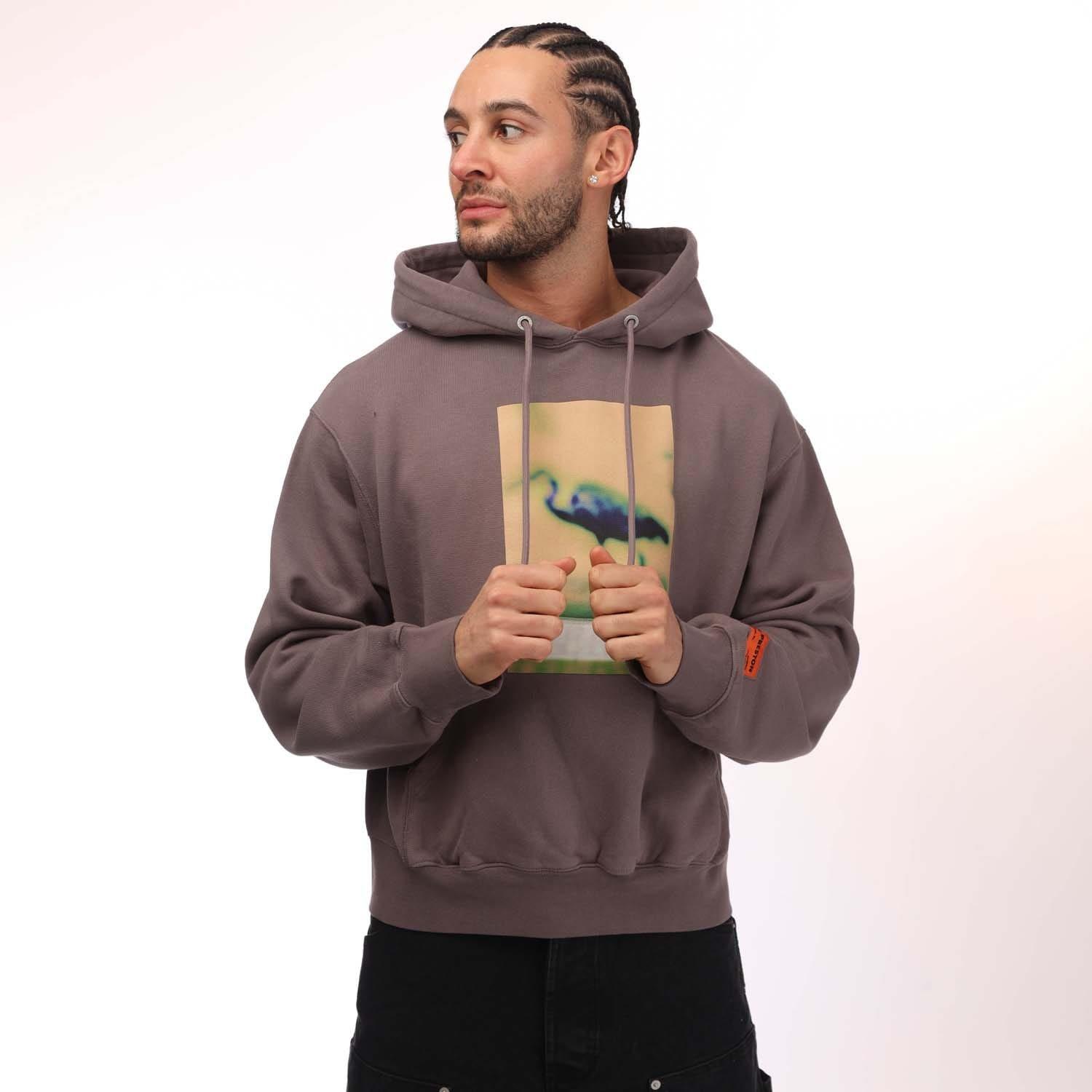 Grey Yellow - Heron Preston - Censored Hoodie - 1