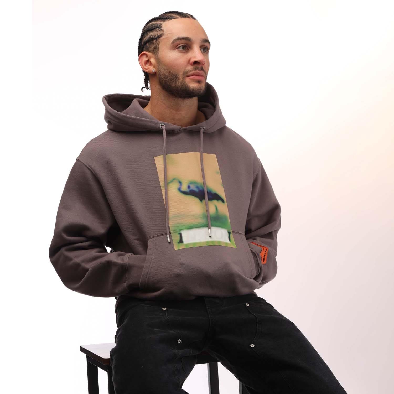 Grey Yellow - Heron Preston - Censored Hoodie - 4