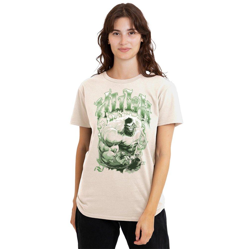 Beige - Marvel - Rivals Vanguard Monster Hulk Trend T-Shirt Natura - 1