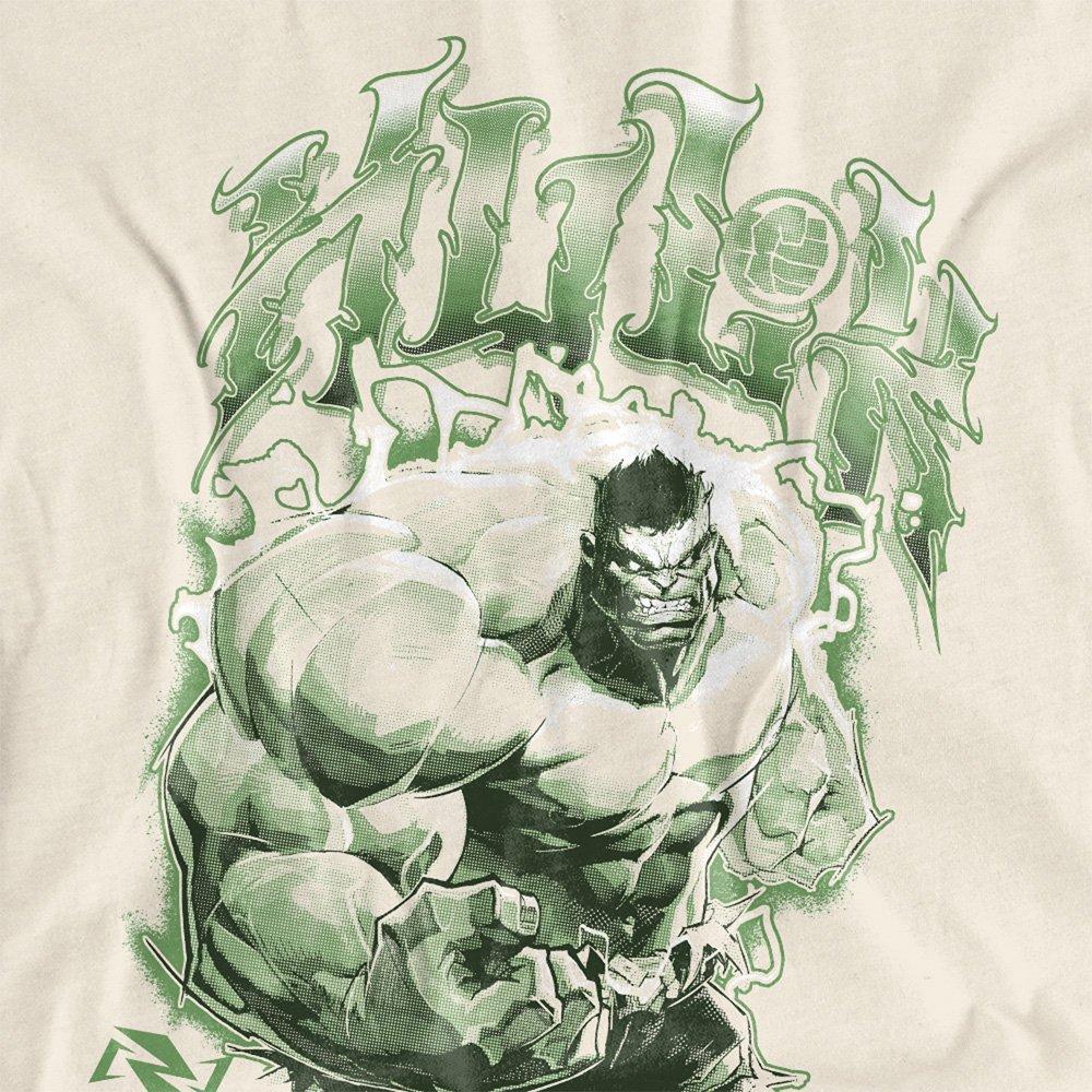 Beige - Marvel - Rivals Vanguard Monster Hulk Trend T-Shirt Natura - 2