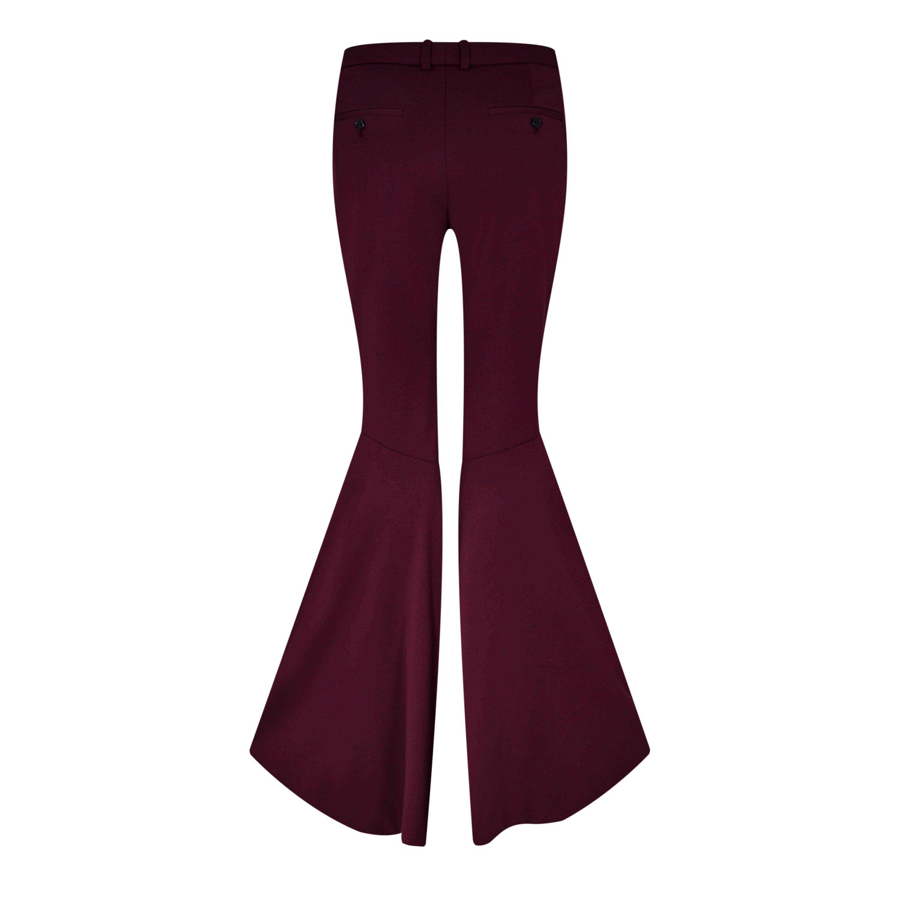 パンツ Saint Laurent SS23 SATIN FLARED PANTS (736713 Y013G1000) Saint Laurent - High-rise flared lace pants Saint Laurent