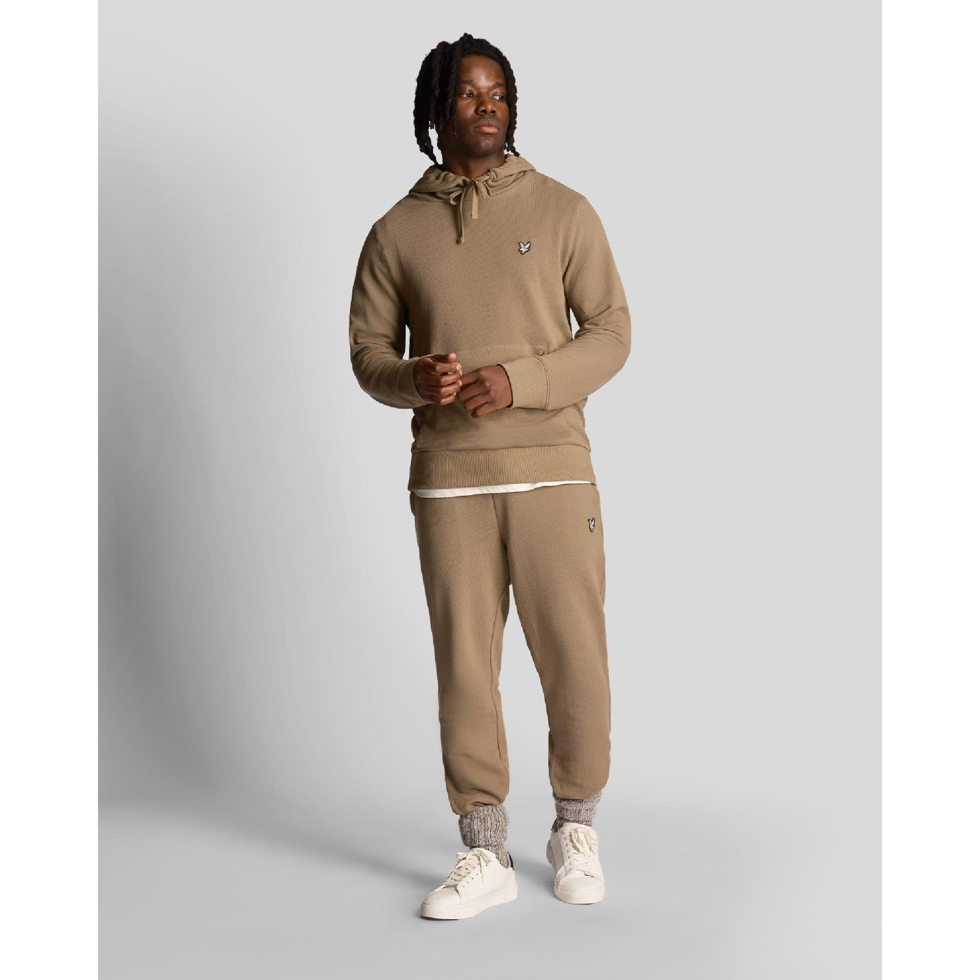 Beige - Lyle and Scott - Loopback Utility Hoodie - 2