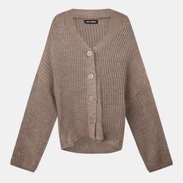 Missy Empire ME Chunky Knit Cardigan & Trouser Set Womens