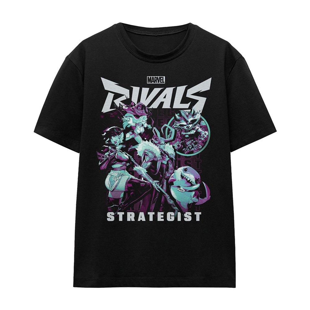 Black - Marvel - Rivals Strategist Trend T-Shirt Black - 4