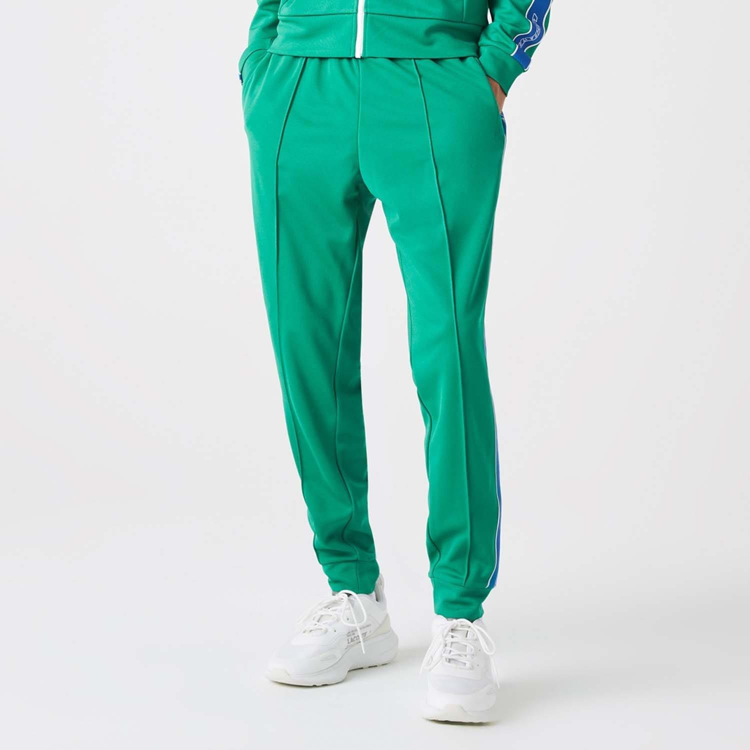 Green - Lacoste - Heritage Contrast Bands Track Pants - 1