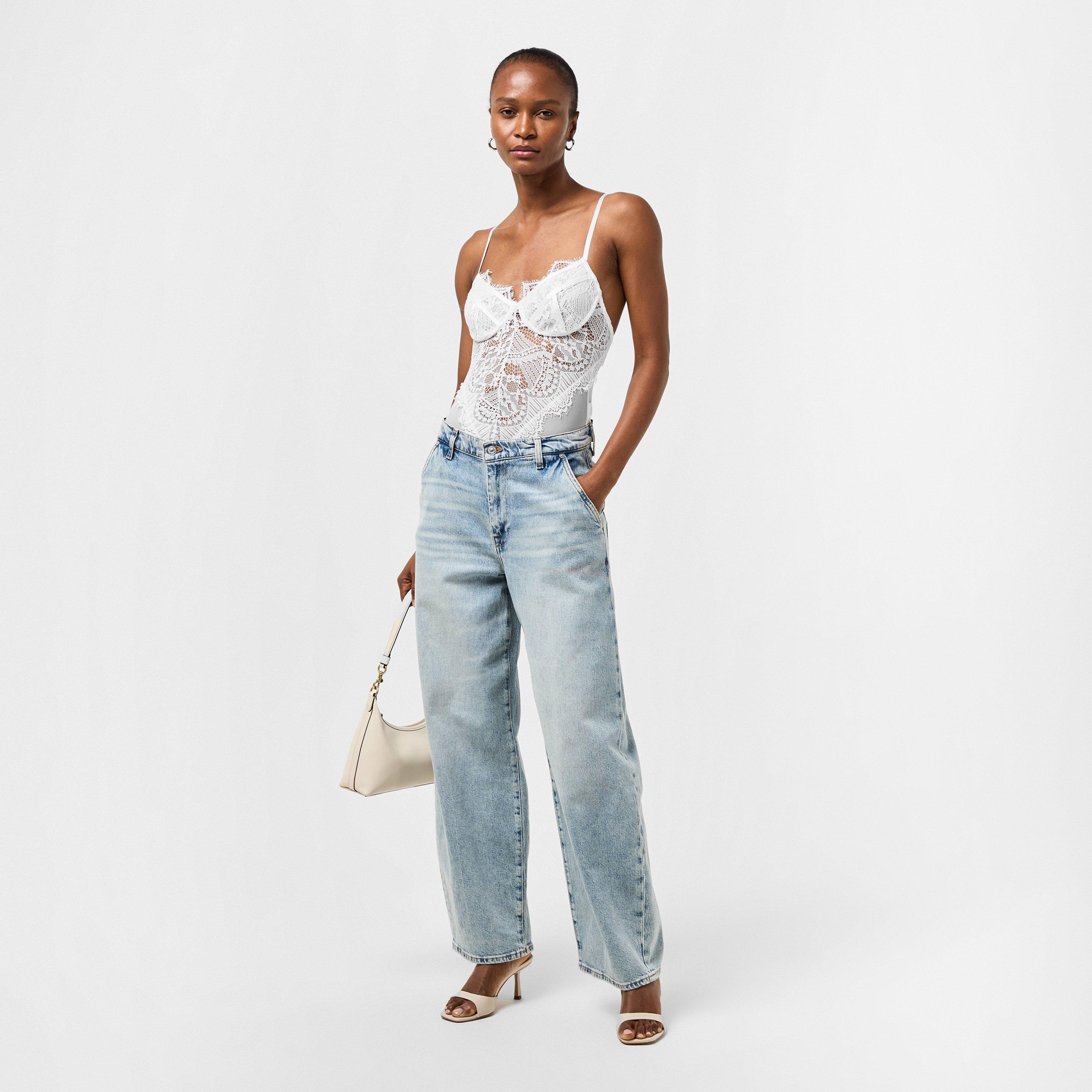 Orchid White - Bardot - Women's Bitney Bodysuit - 7