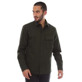 Belstaff Garment Dye Cotton Scale Shirt