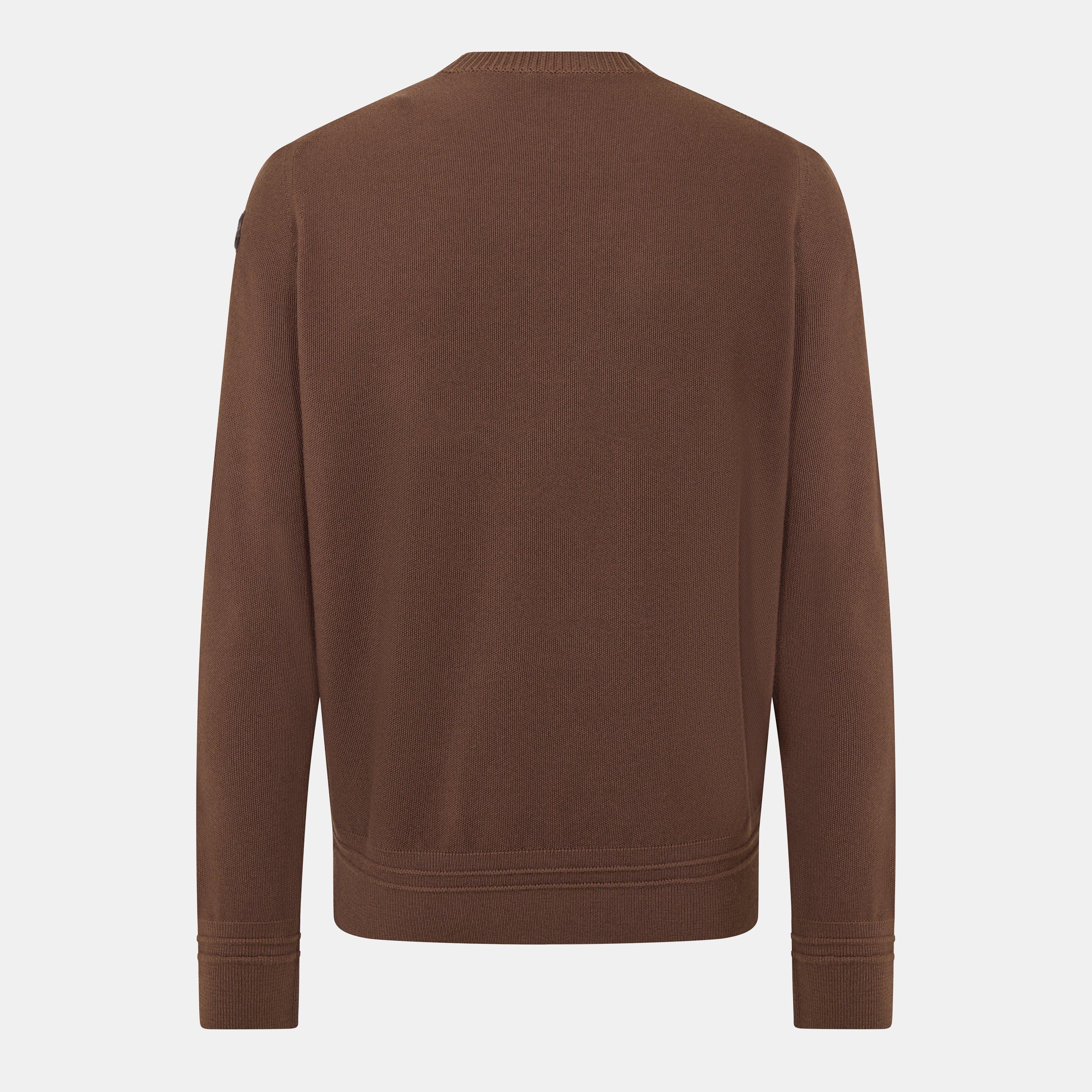Taupe 259 - Moncler - Men's Edit Crew Neck Jumper - 2