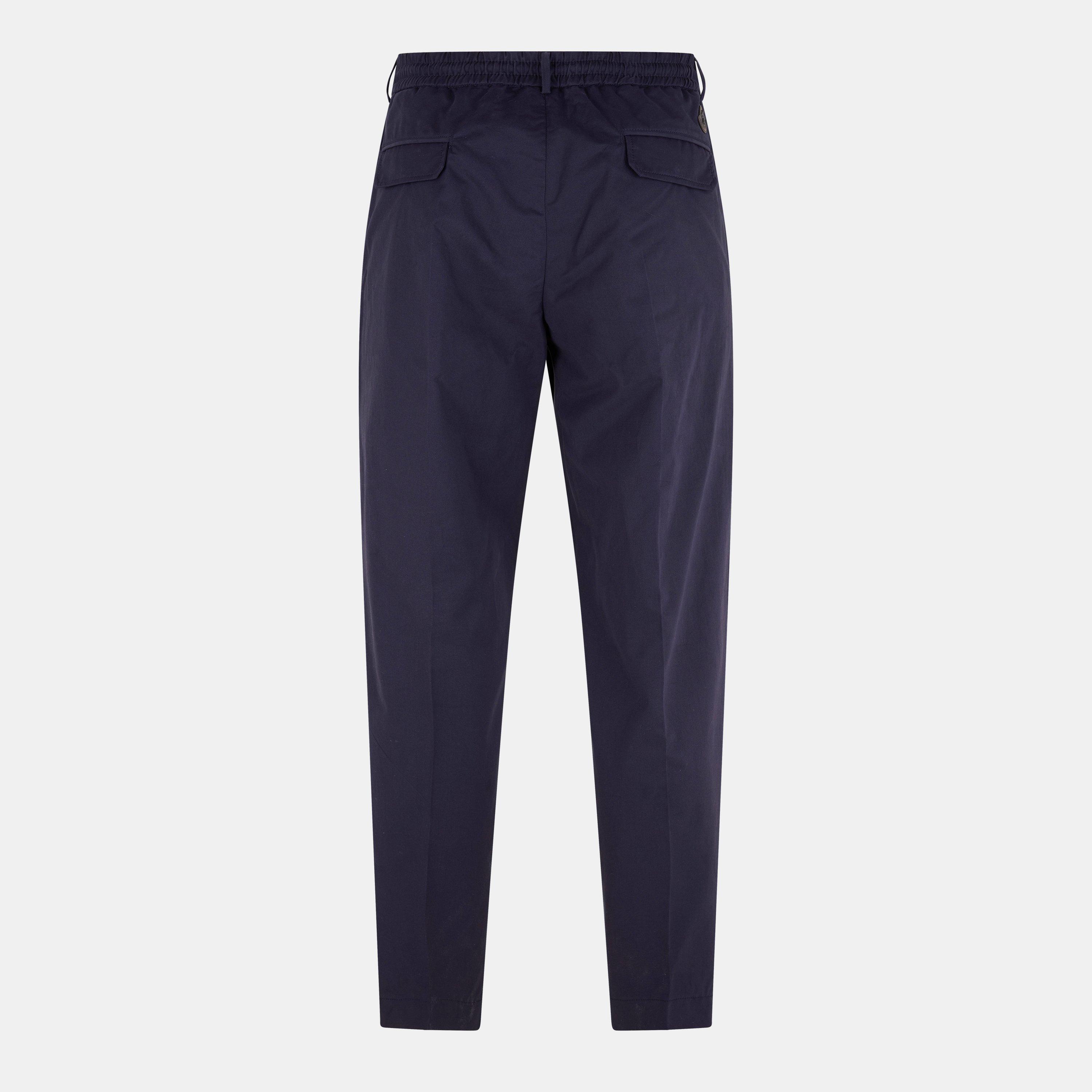 Navy 778 - Moncler - Men's Tailored Pleated Trousers - 2