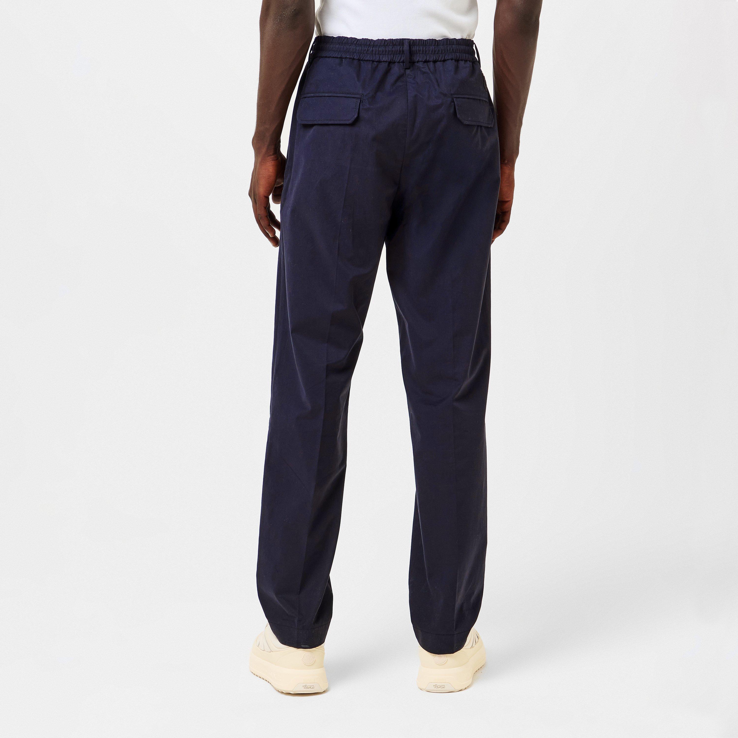 Navy 778 - Moncler - Men's Tailored Pleated Trousers - 4