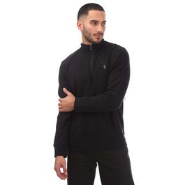 Ralph Lauren Double Knit Quarter-Zip Sweatshirt