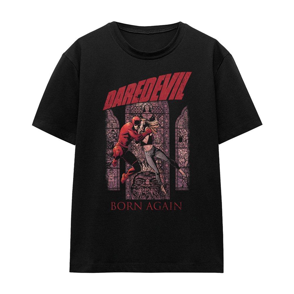 Black - Marvel - Daredevil Born Again Comic Cover T-Shirt Black - 4