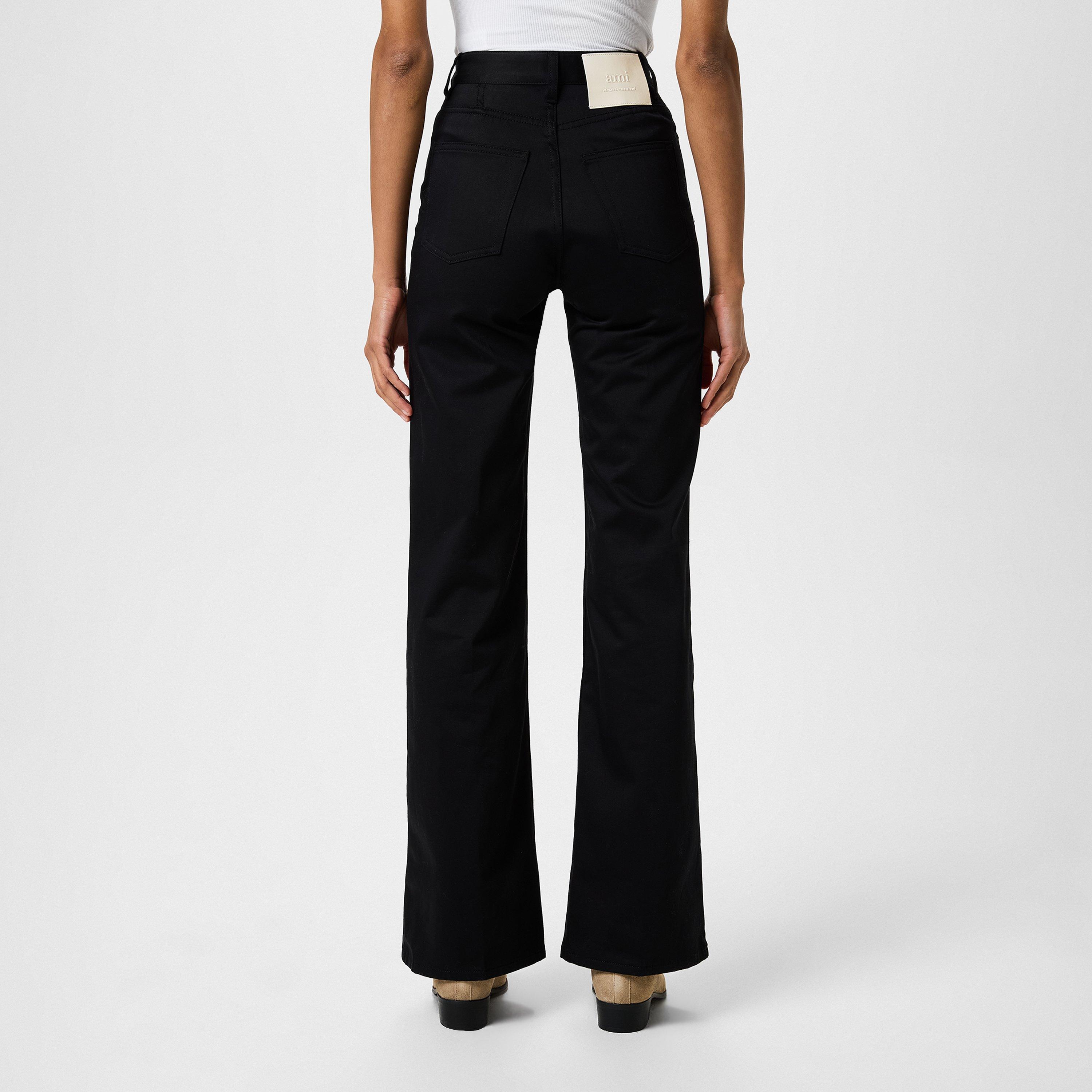 BLACK - Ami Paris - Flare Fit Jeans - 3