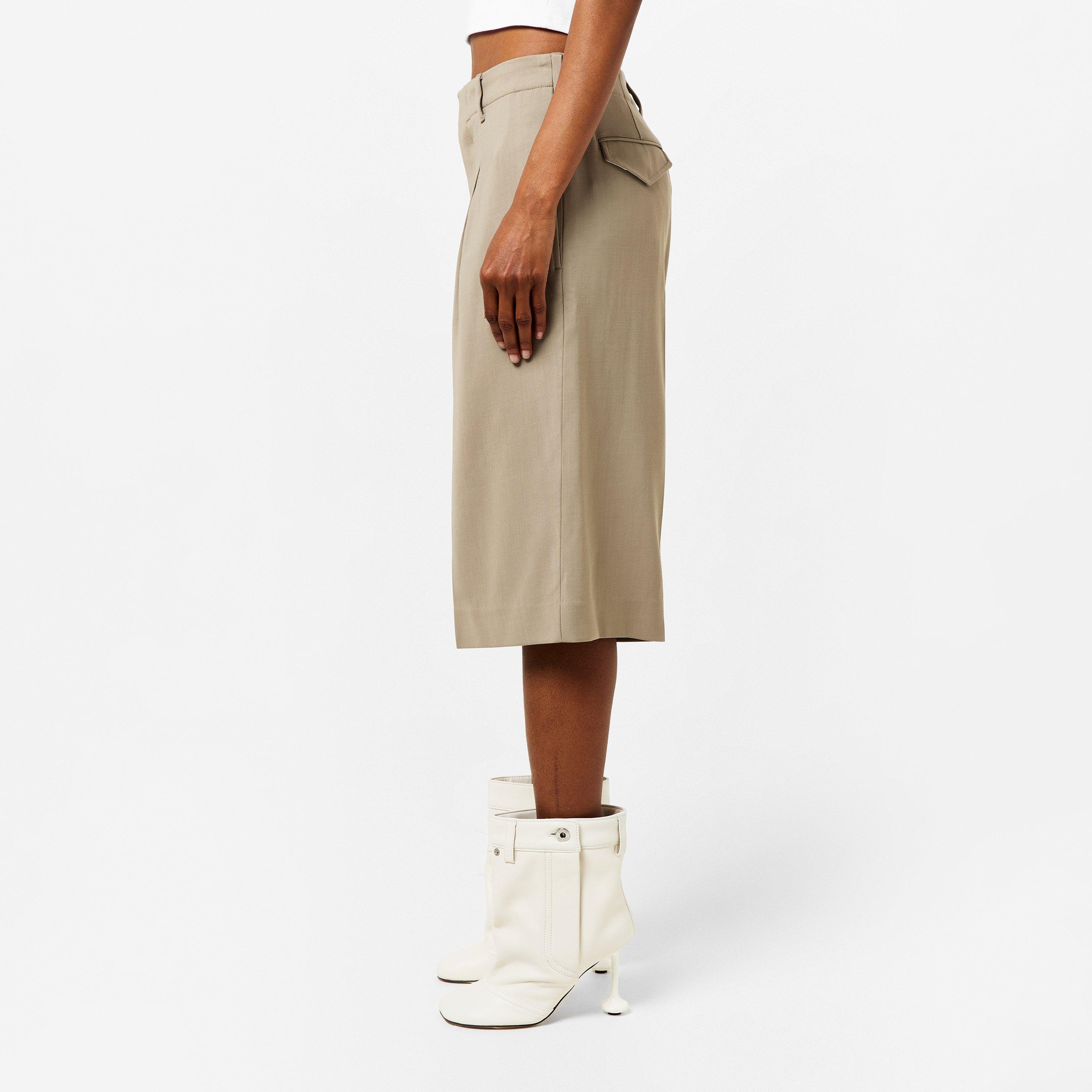 LIGHT TAUPE - Ami Paris - Long Bermuda Shorts - 2