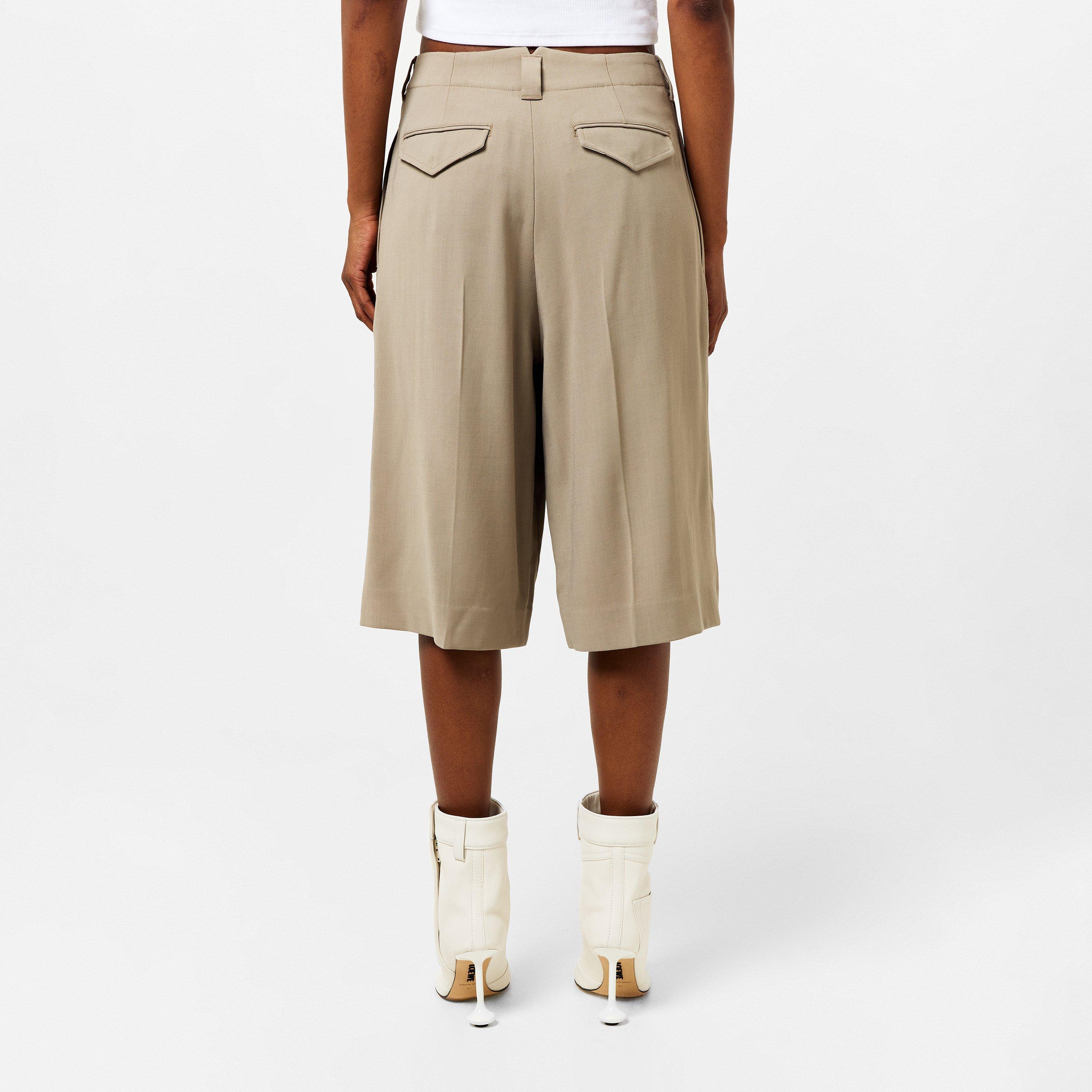 LIGHT TAUPE - Ami Paris - Long Bermuda Shorts - 3